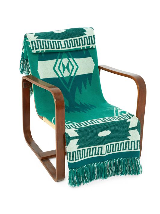 Alanui Icon Jacquard Blanket Dollaro-Grotto LWRO002E24KNI001