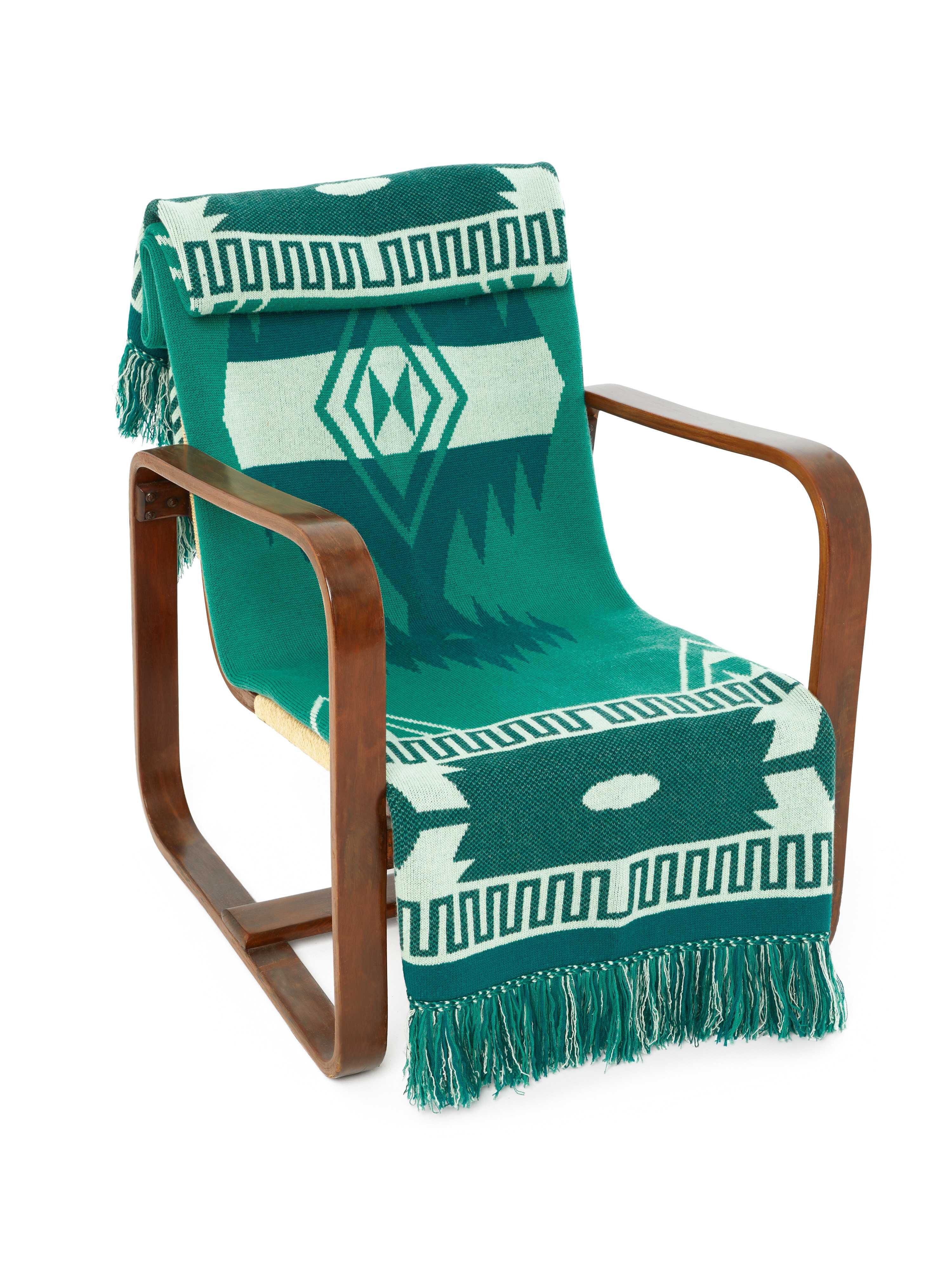 Alanui Icon Jacquard Blanket Dollaro-Grotto LWRO002E24KNI001