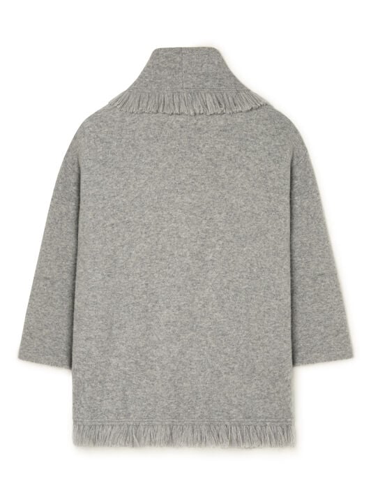 Alanui Alanui Finest Cardigan Coco Grey LWHB064E25KNI00E Alanui Alanui Finest Cardigan Coco Grey LWHB064E25KNI00E