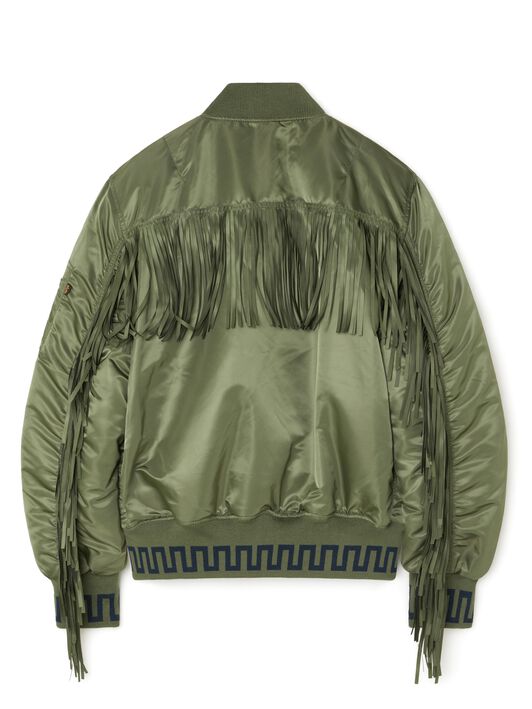 Alanui Alpha Industries X Alanui Bomber Sage LMEH001R25FAB001