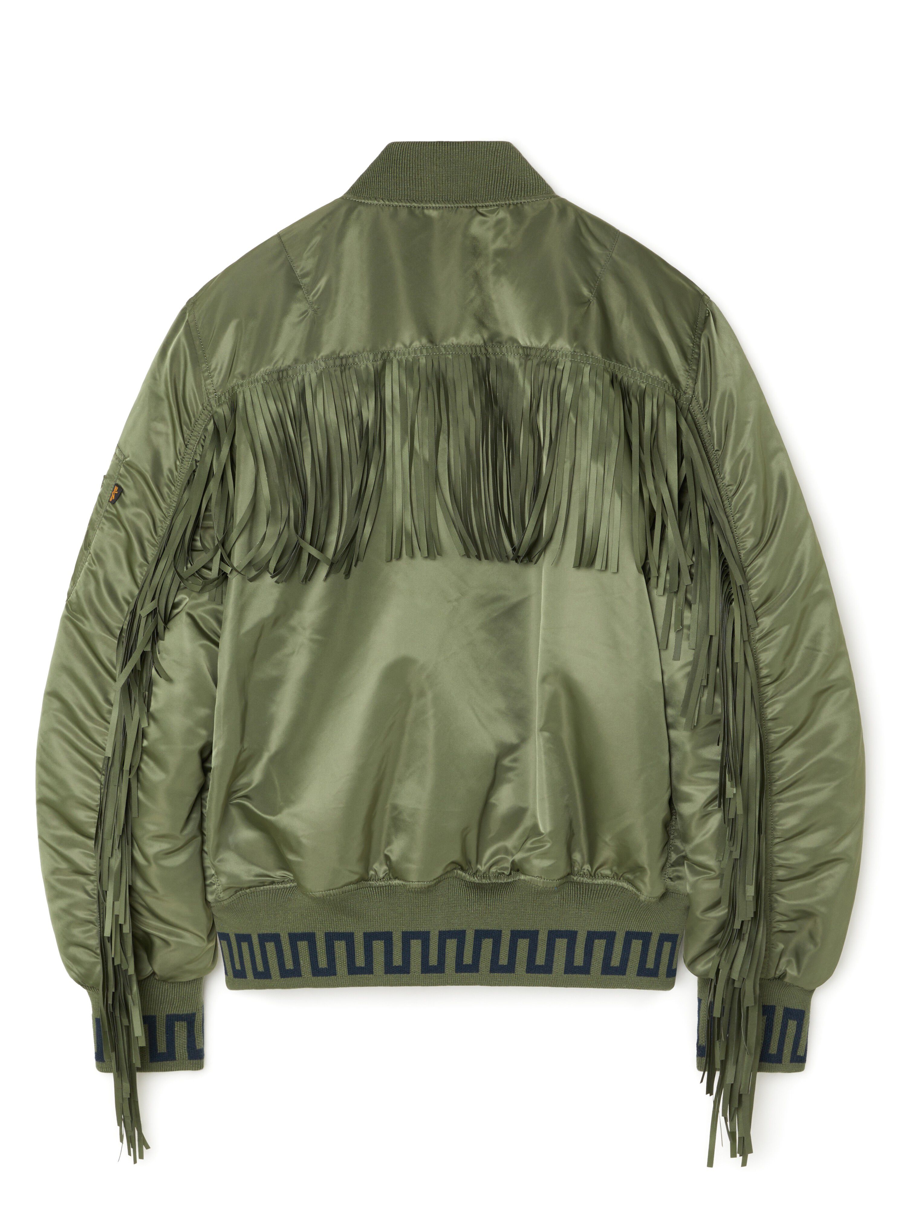 Alanui Alpha Industries X Alanui Bomber Sage LMEH001R25FAB001