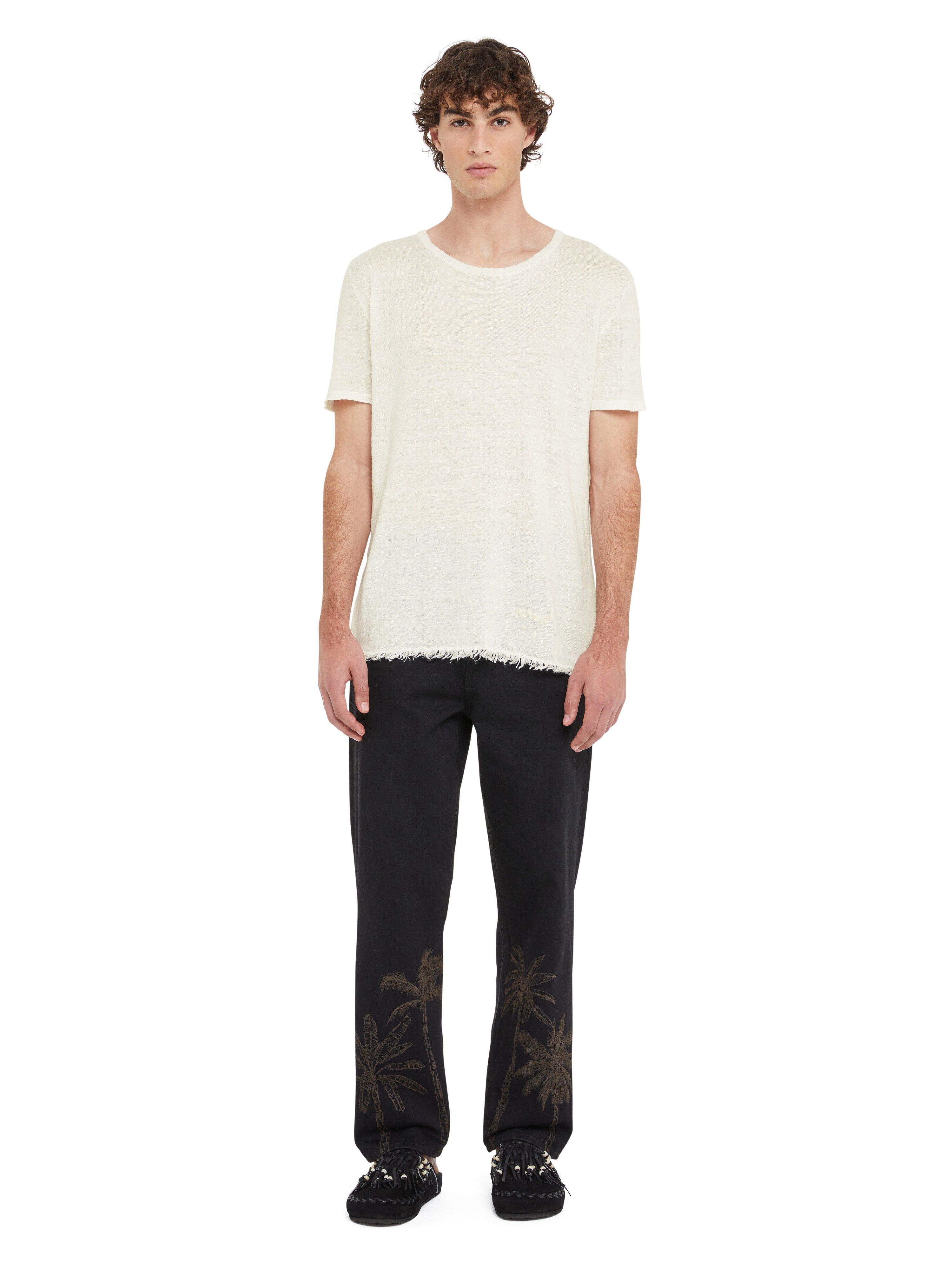 Alanui T-Shirt Chalk LMHW002R25KNI001