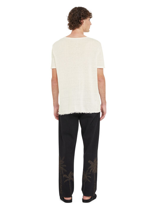 Alanui T-Shirt Chalk LMHW002R25KNI001