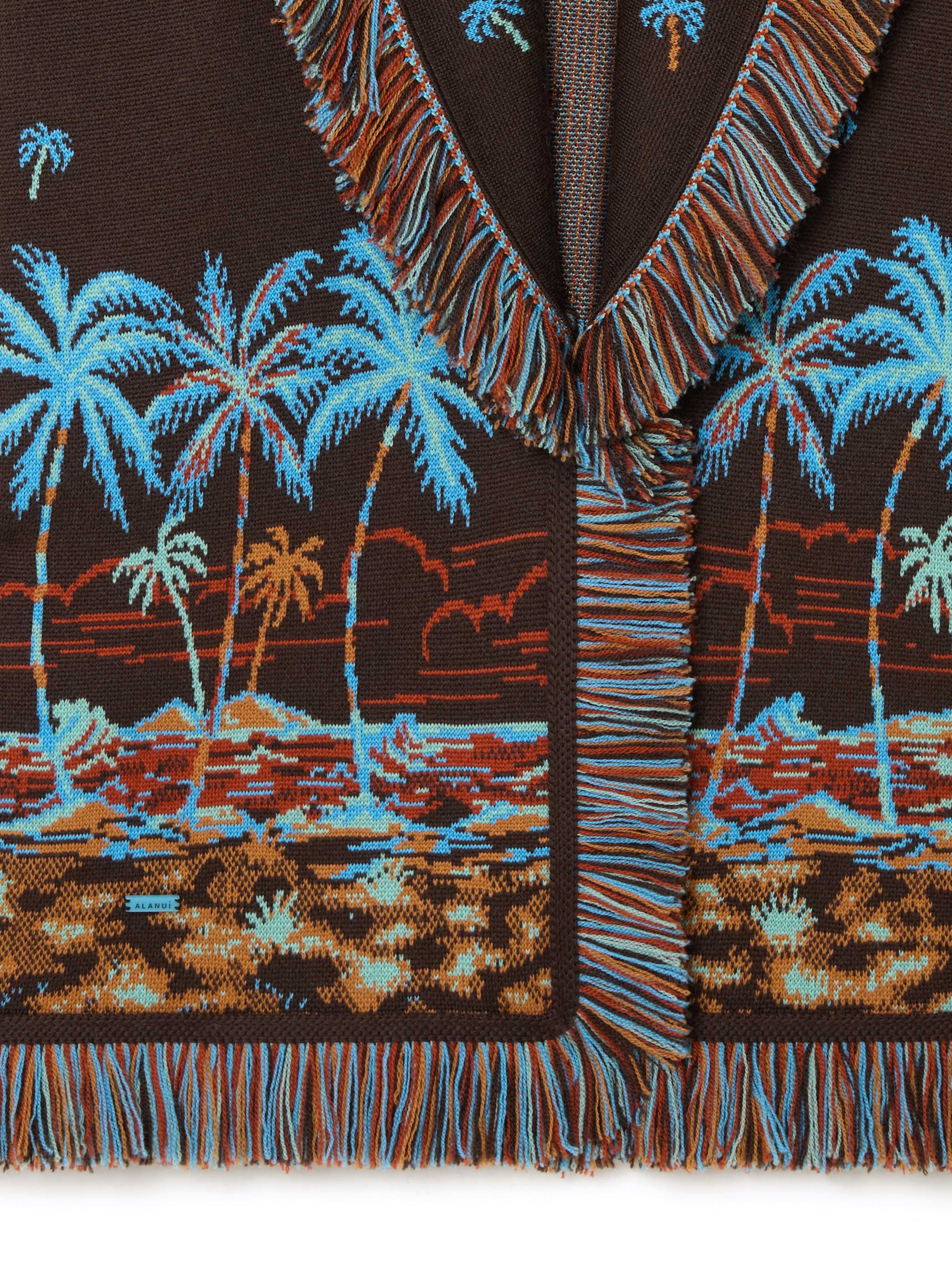 Alanui The Tale Of Hawaiian Cardigan Coffee-Linseed LWHB064R25KNI002