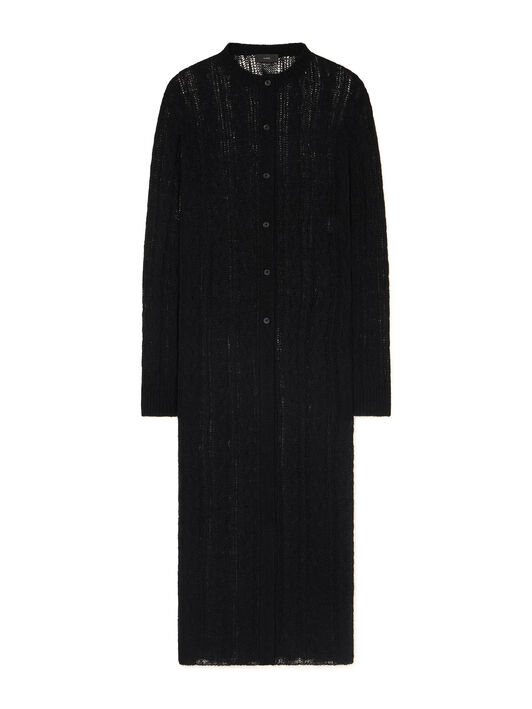 Alanui Desert Drift Cardigan Black LWHB085E25KNI001