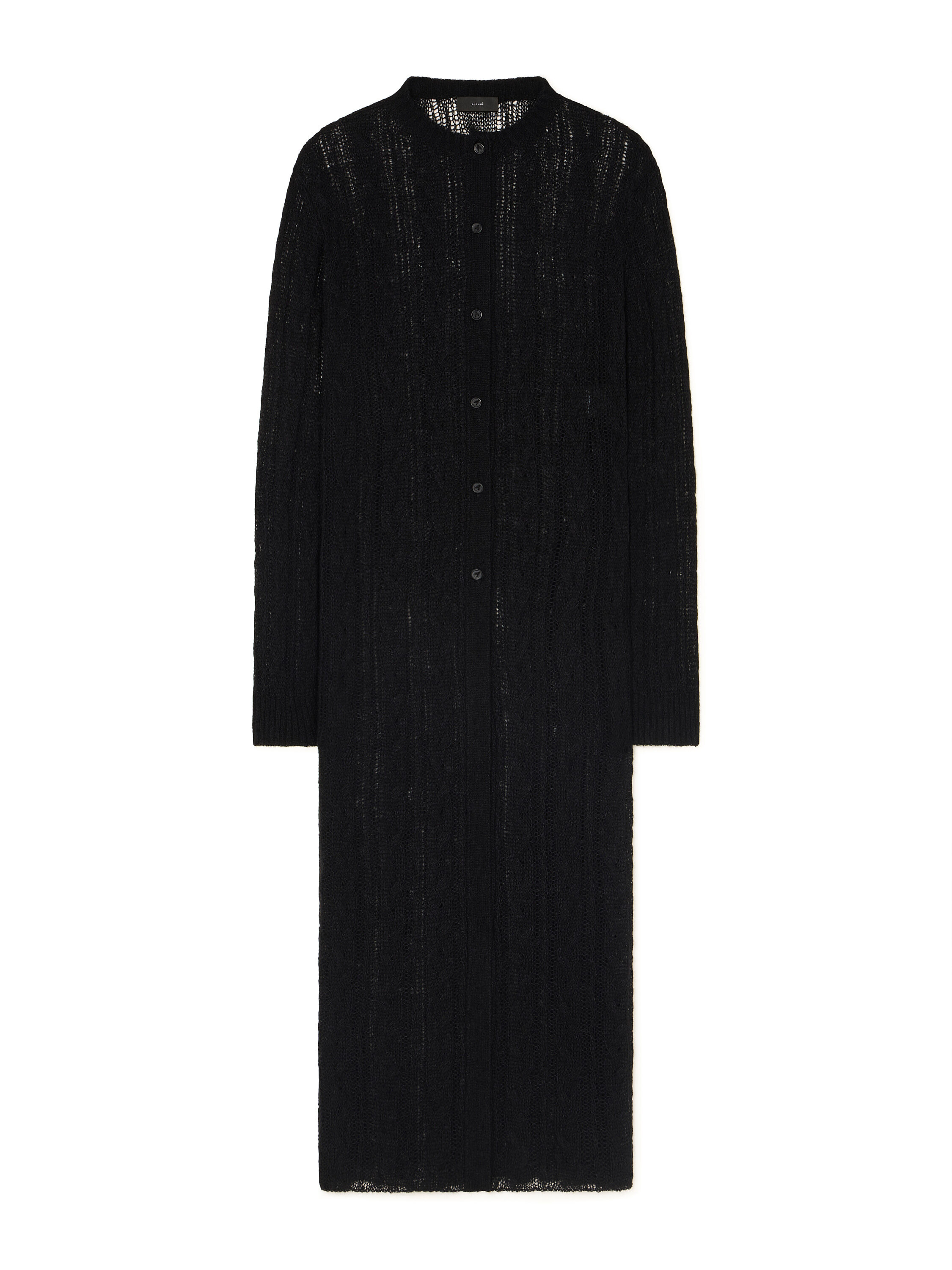 Alanui Desert Drift Cardigan Black LWHB085E25KNI001