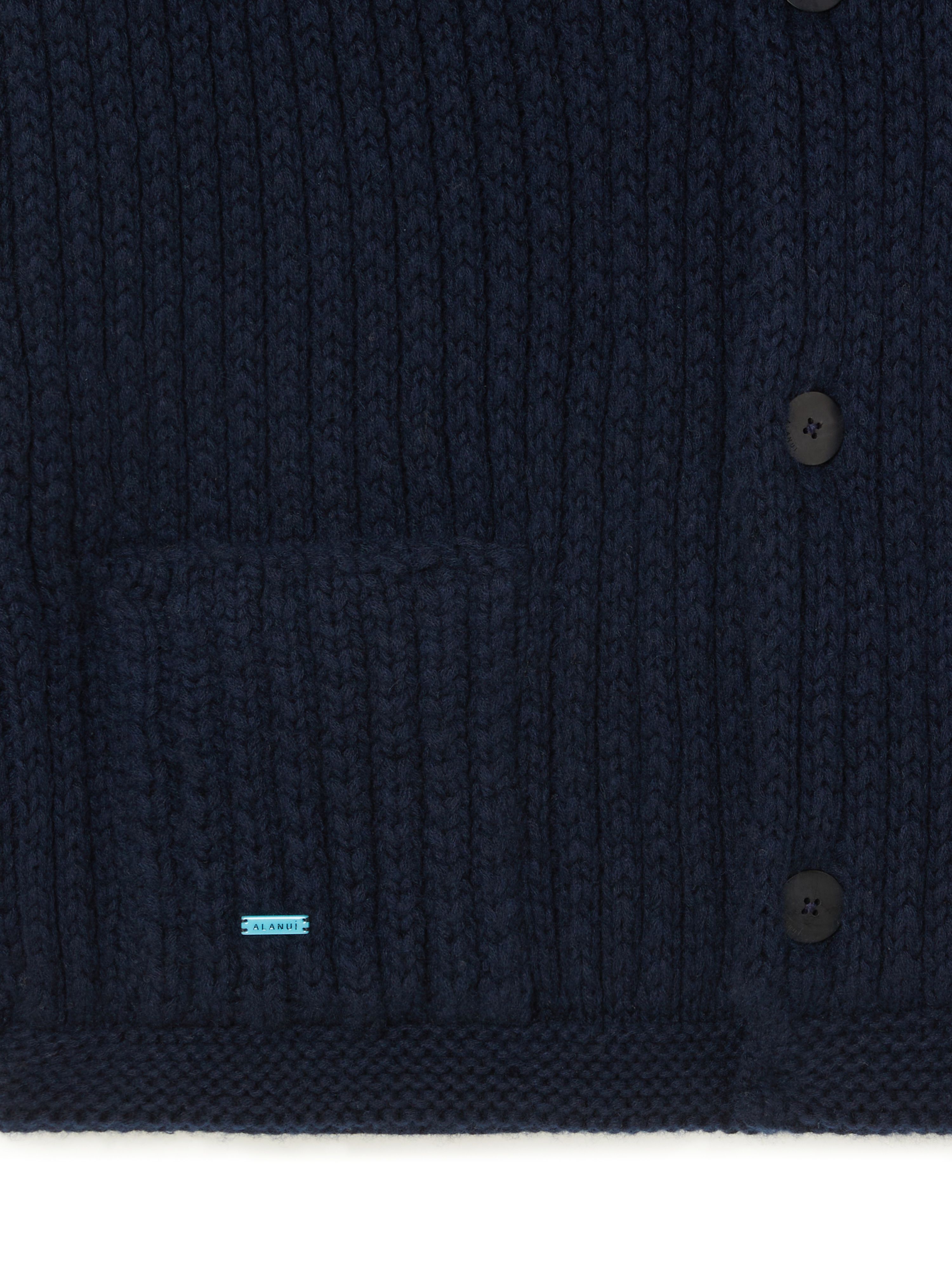 Alanui Alanui Finest Cardigan Deep Blue LMHB037R25KNI001
