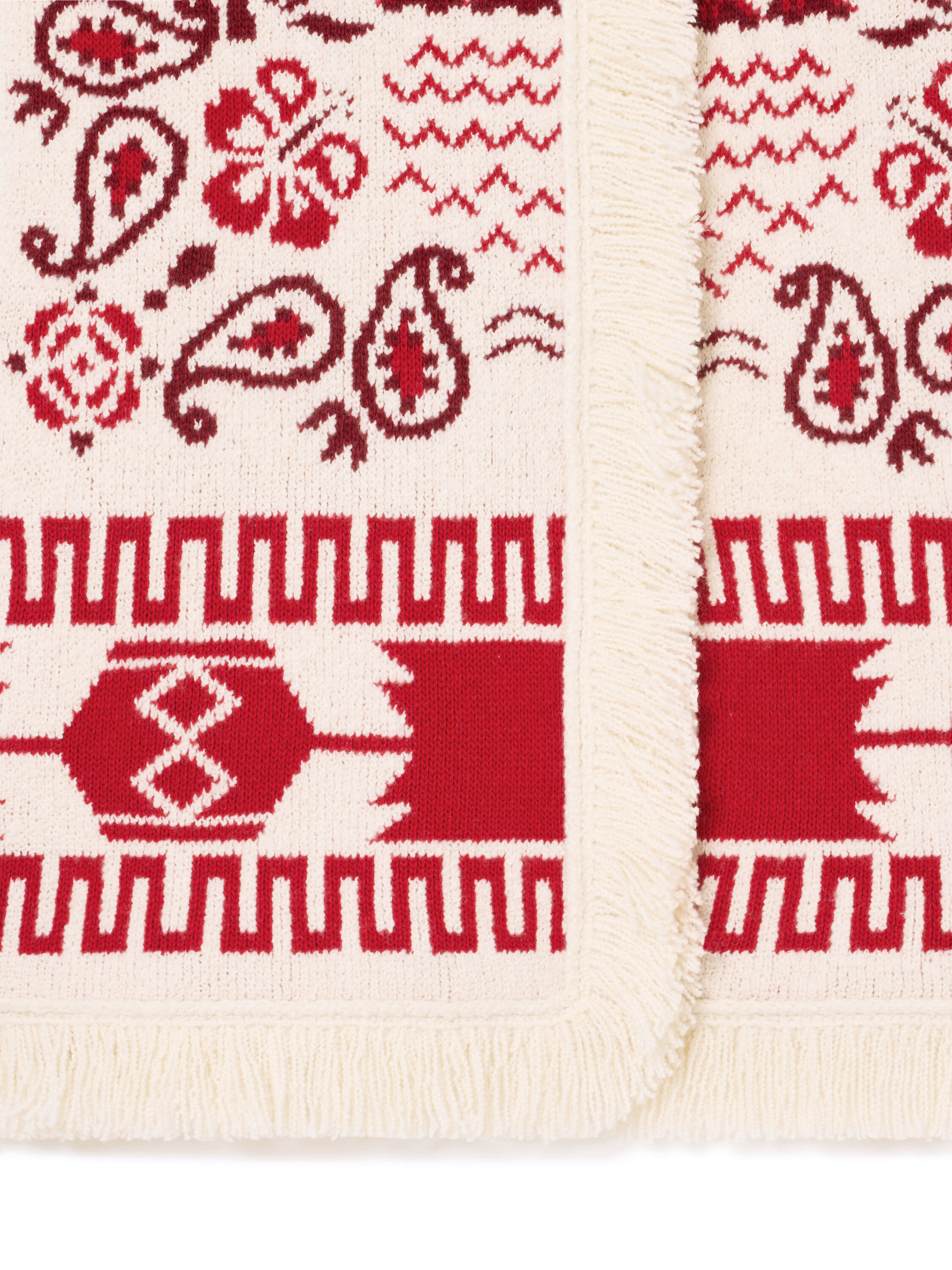 Alanui Glimpse Of Eden Coat Chalk-Ruby LWHQ003E25KNI002
