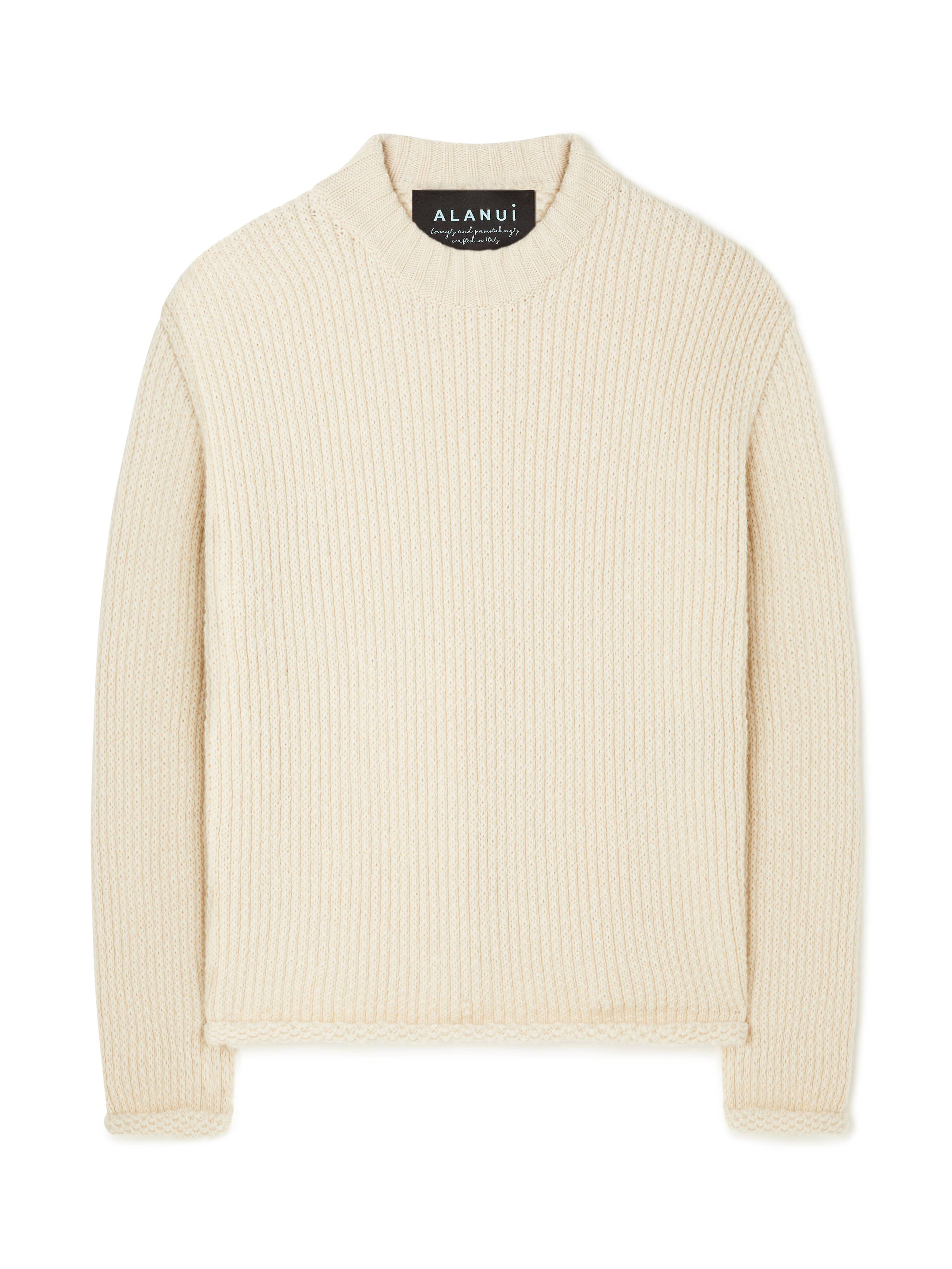 Alanui Alanui Finest Sweater Canvas LWHE067R24KNI002