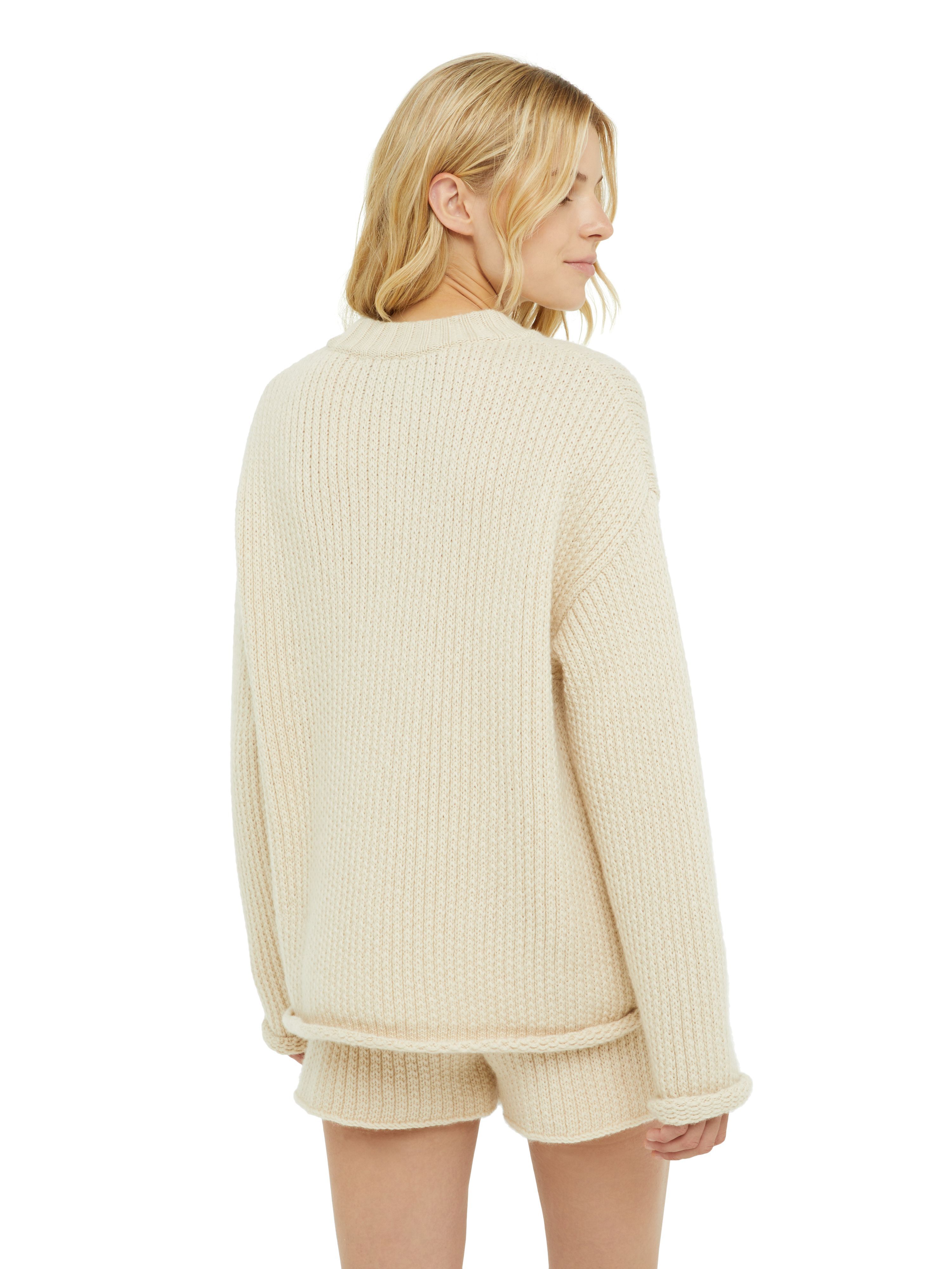 Alanui Alanui Finest Sweater Canvas LWHE067R24KNI002