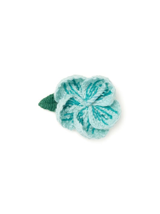 Alanui Hibiscus Embroidered Brooch Reef LWRR005R26KNI001