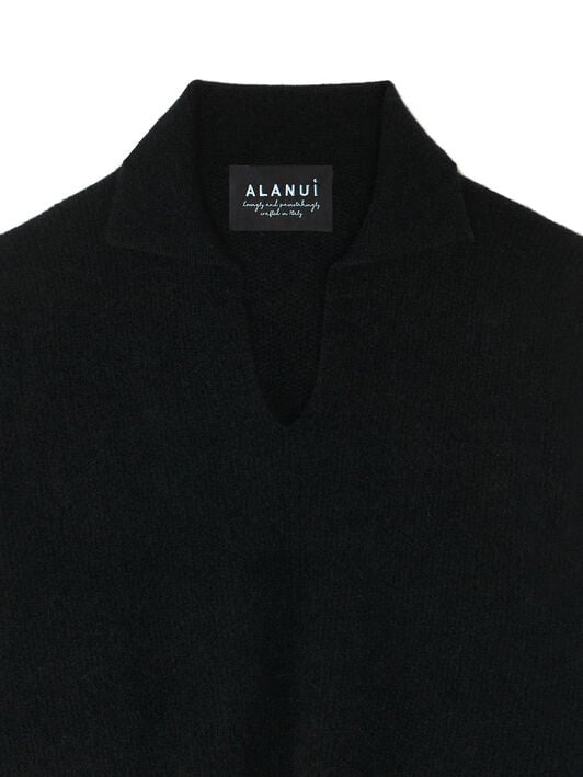 Alanui Alanui Finest Polo Black LWHV002E25KNI001