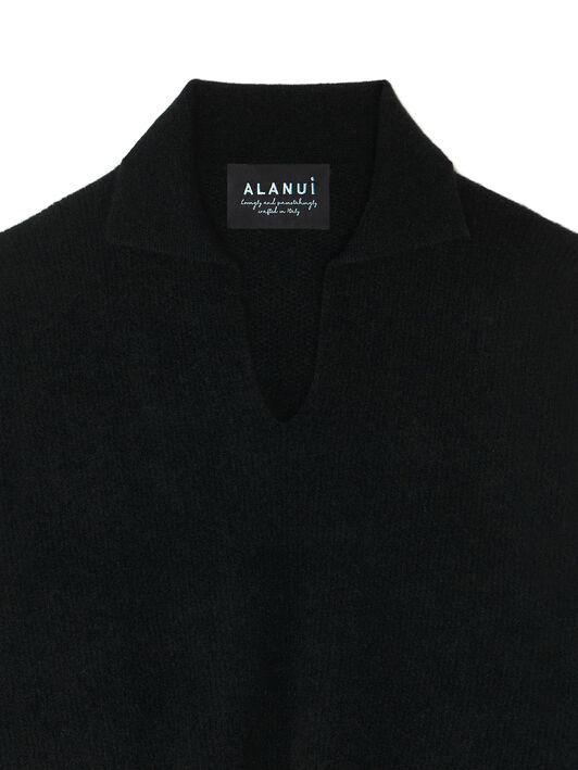 Alanui Alanui Finest Polo Black LWHV002E25KNI001 Alanui Alanui Finest Polo Black LWHV002E25KNI001
