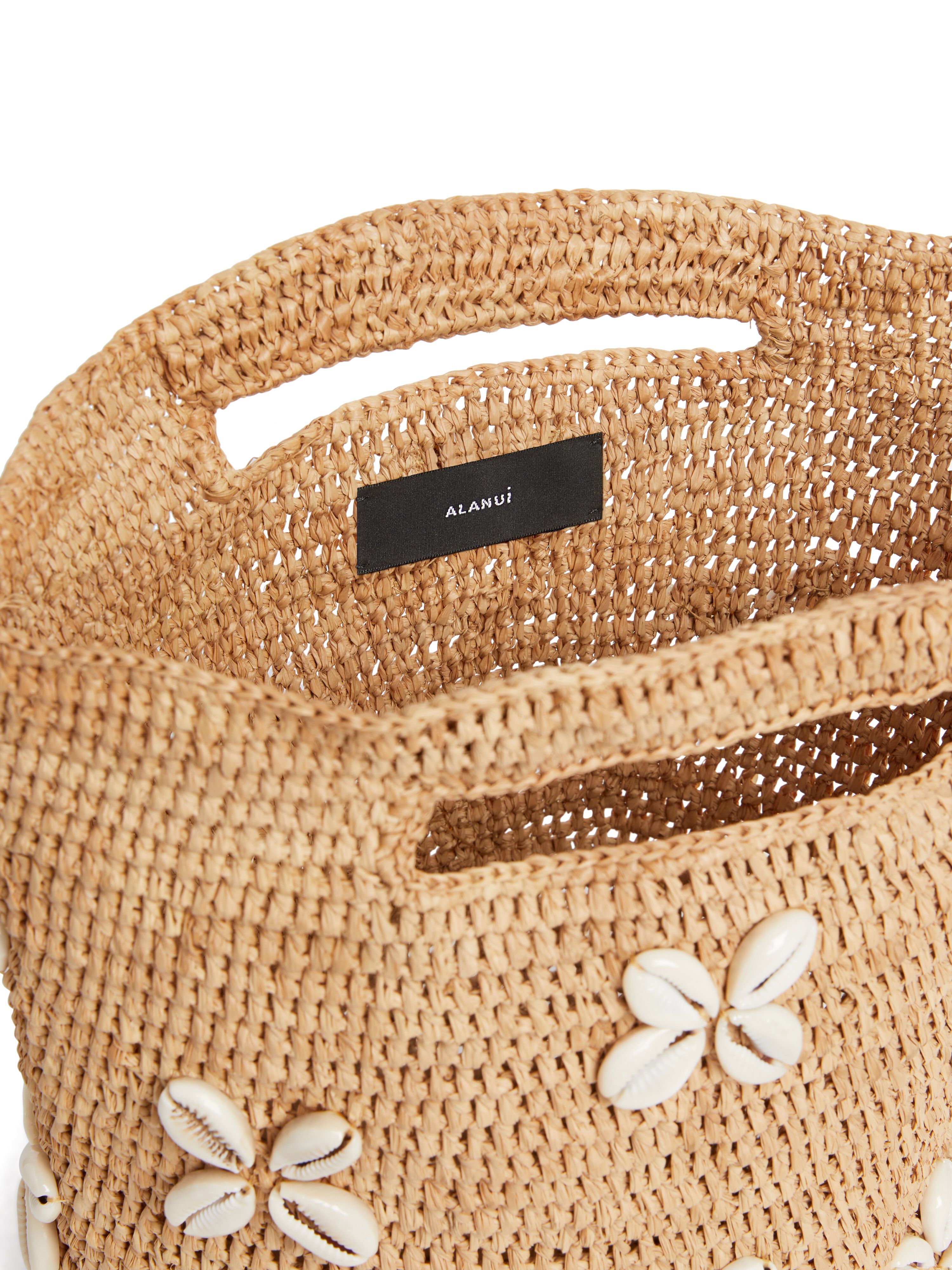 Alanui Ocean Dream Bucket Bag Natural LWMY003R25MAT001