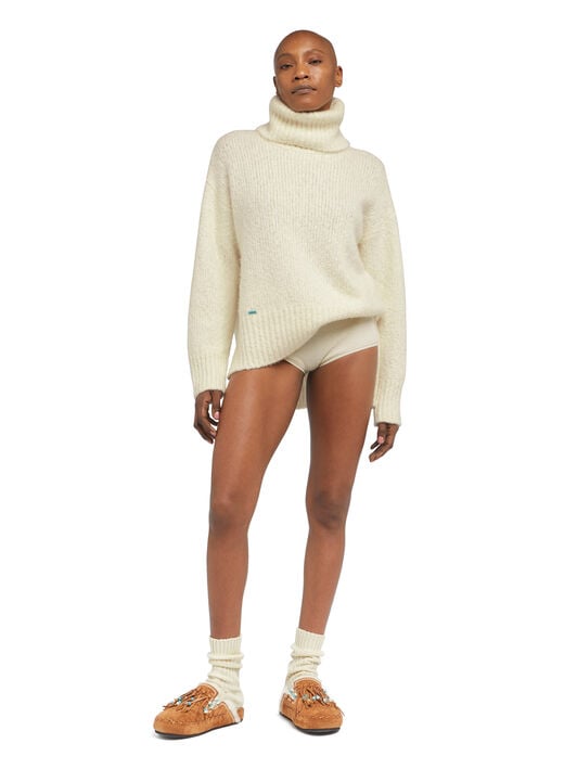 Alanui Alanui Finest Turtleneck White LWHF008E25KNI001