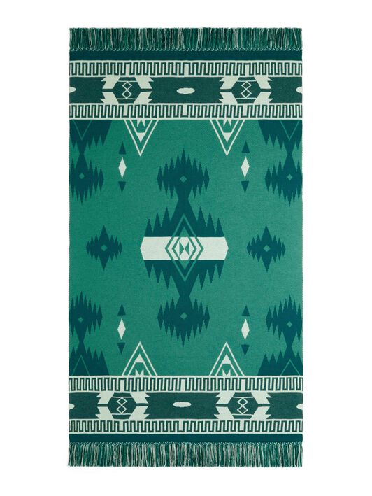 Alanui Icon Jacquard Blanket Dollaro-Grotto LWRO002E24KNI001