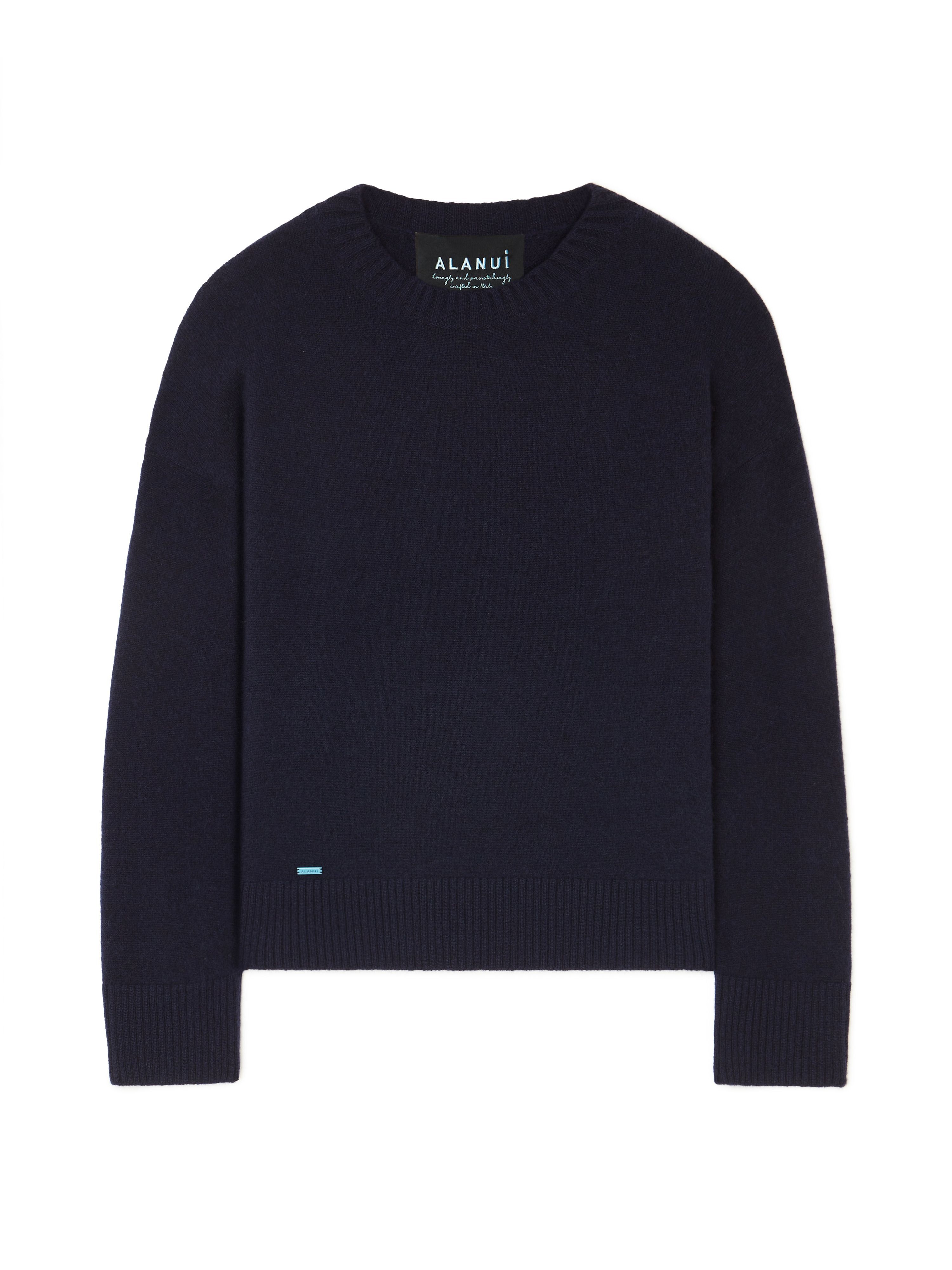 Alanui Alanui Finest Sweater Midnight Blue LWHE067E24KNI001
