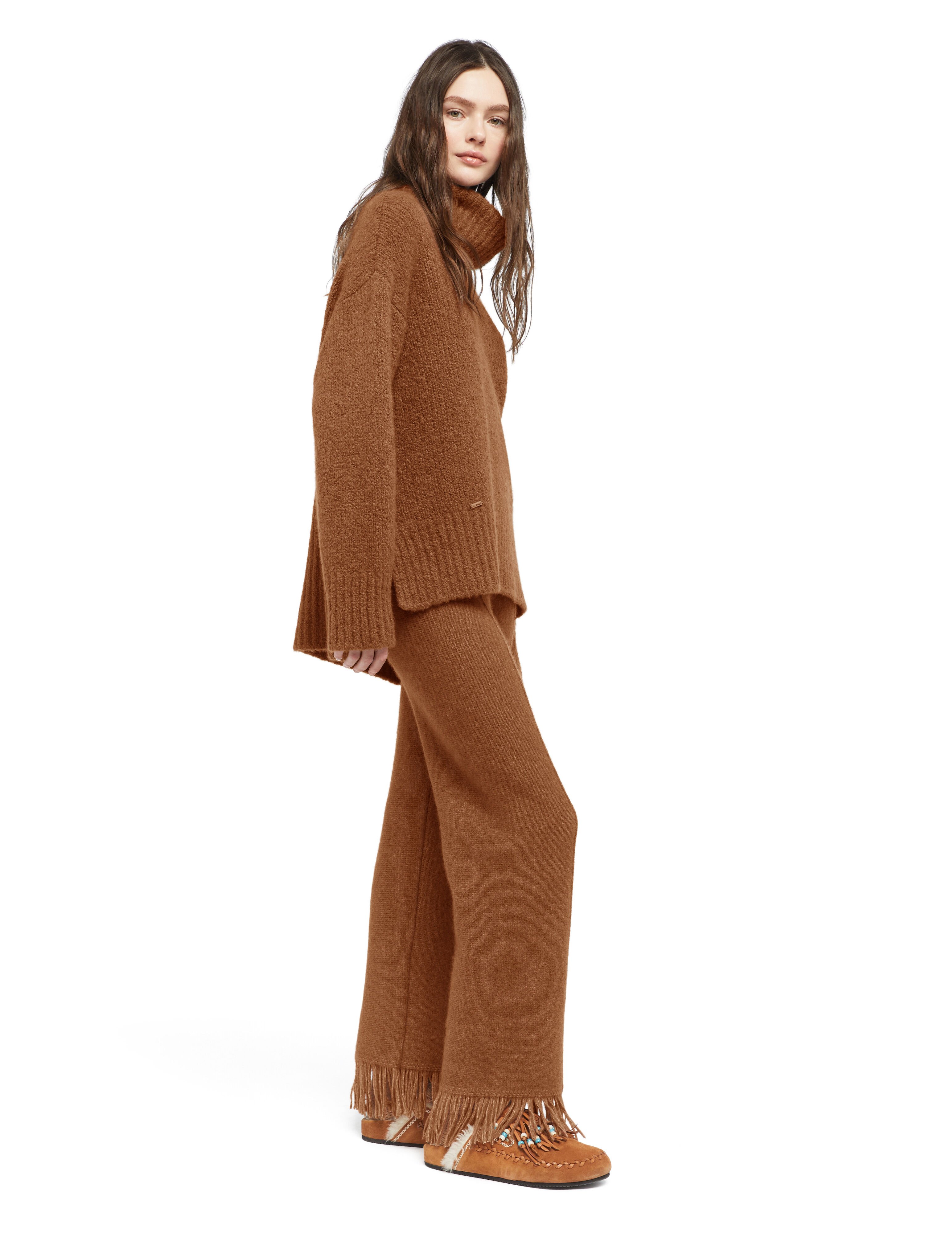 Alanui Alanui Finest Turtleneck Luli Brown LWHF008E25KNI001