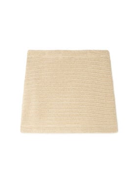 Alanui The Sound Of The Sea Wrap Mini Skirt Sea Shell