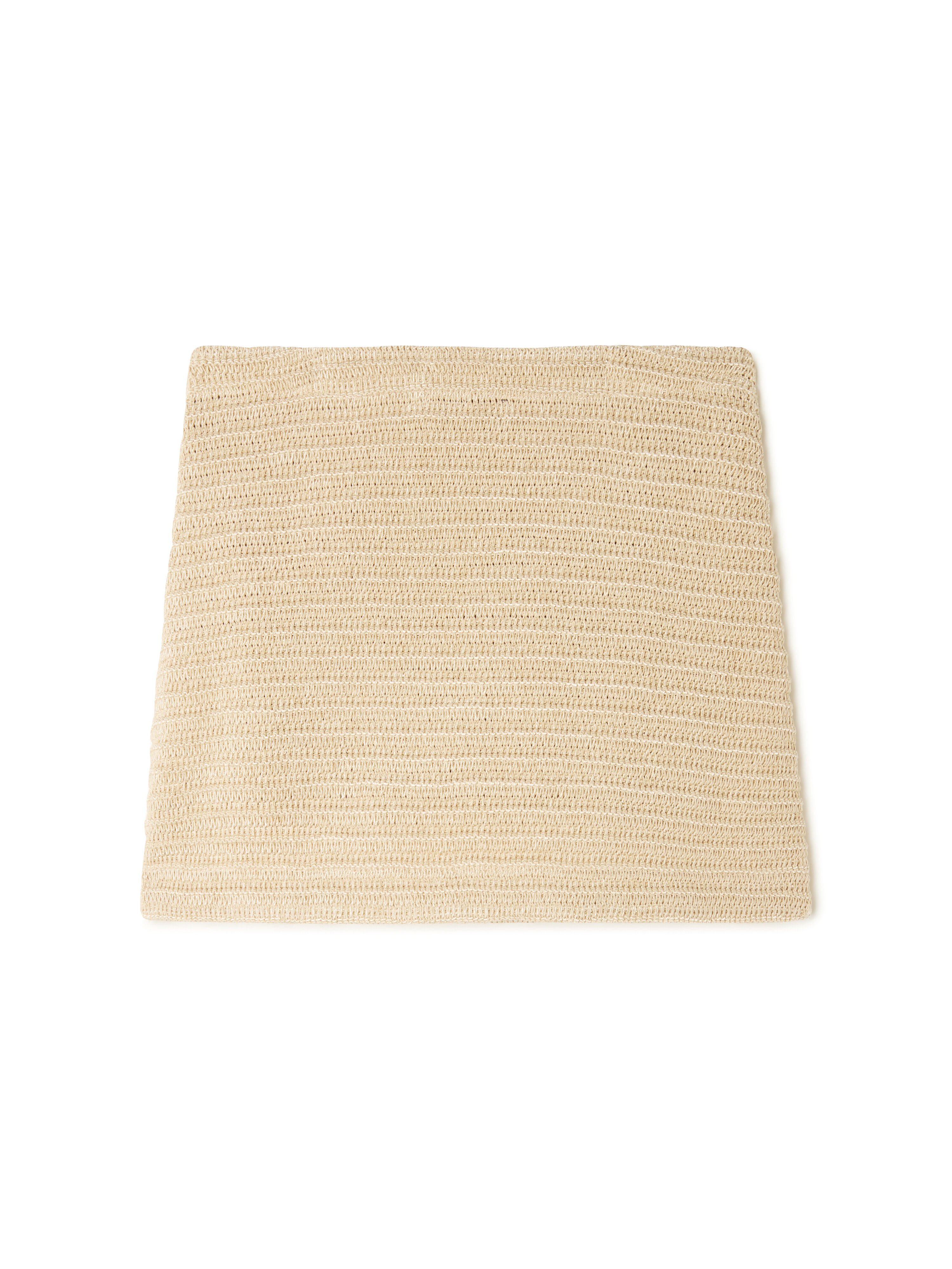 Alanui The Sound Of The Sea Wrap Mini Skirt Sea Shell LWHL008R26KNI001 Alanui The Sound Of The Sea Wrap Mini Skirt Sea Shell LWHL008R26KNI001