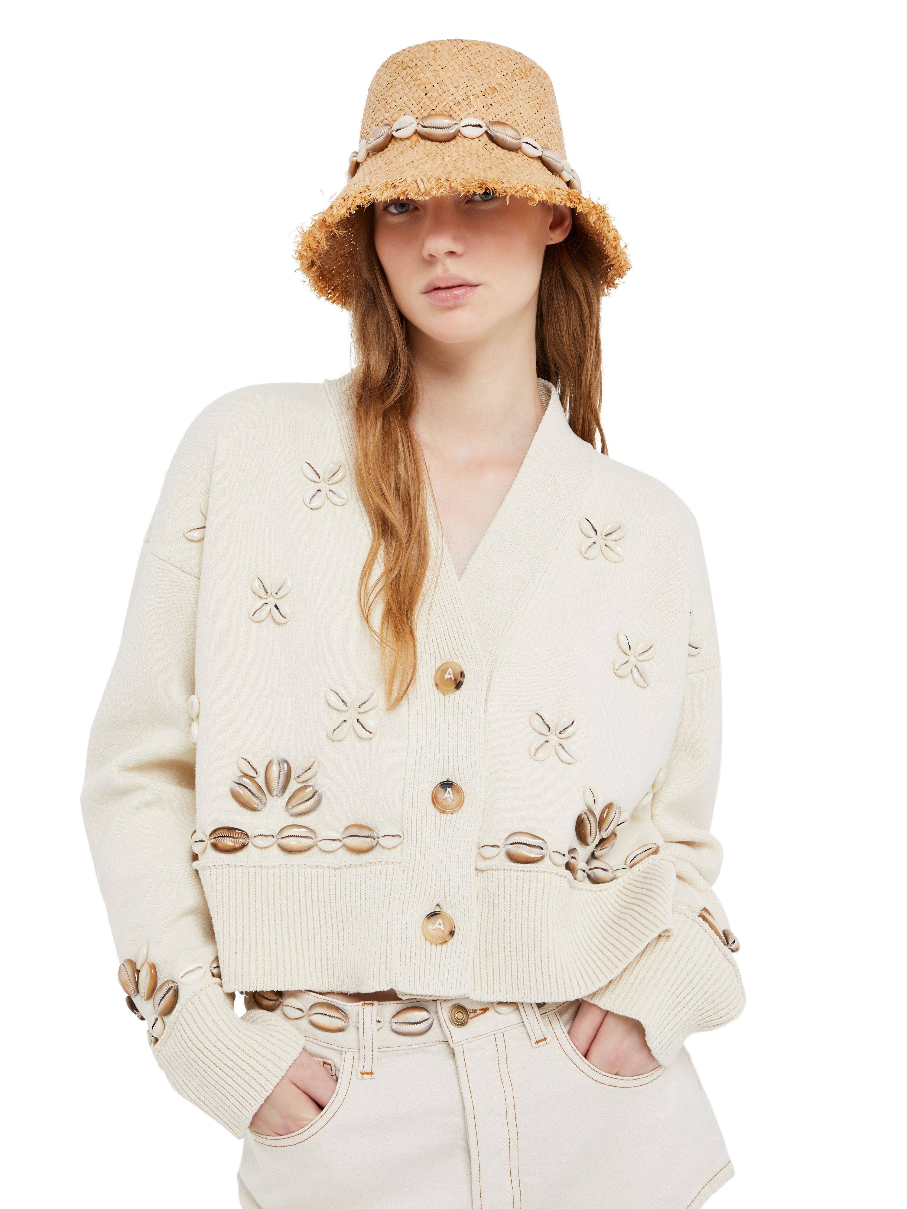 Alanui Ocean Dream Bucket Hat Natural LWLA036R25MAT001
