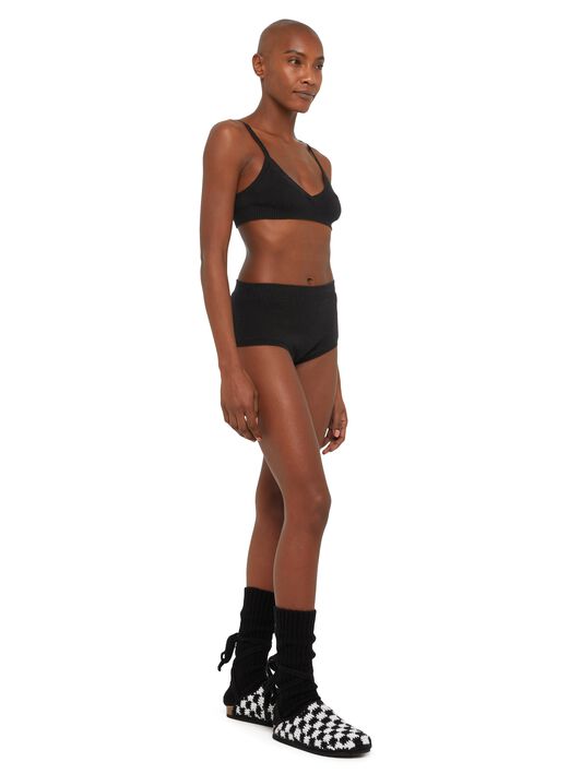 Alanui Cashmere Bra Black LWHR005E24KNI001