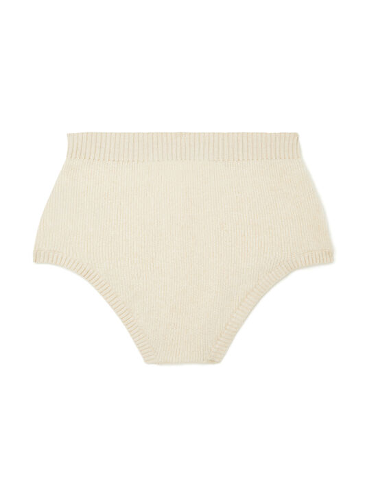 Alanui Cashmere Culotte White LWHM020E25KNI001