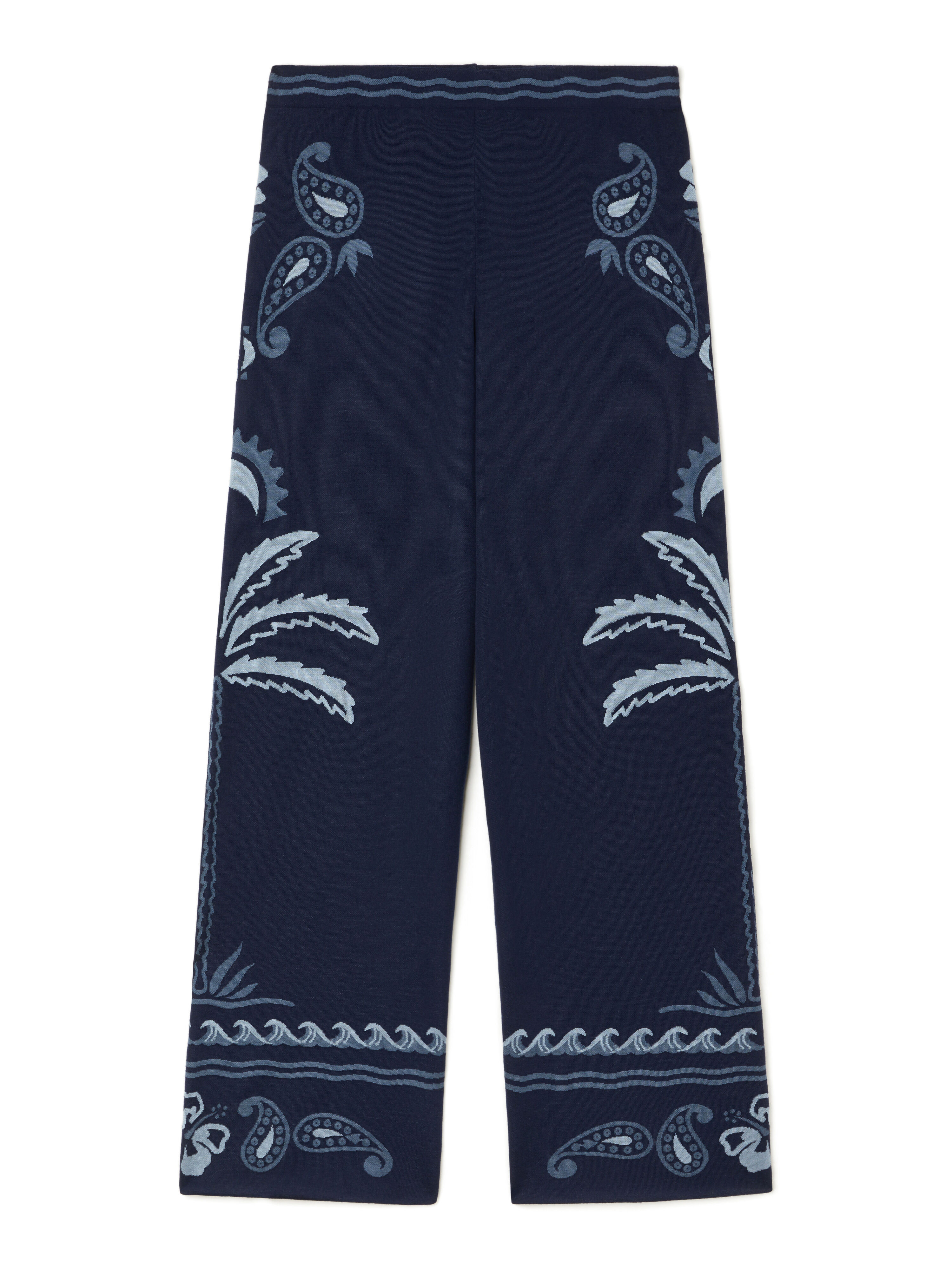 Alanui Glimpse Of Eden Pants Midnight-Denim LWHG016E25KNI002