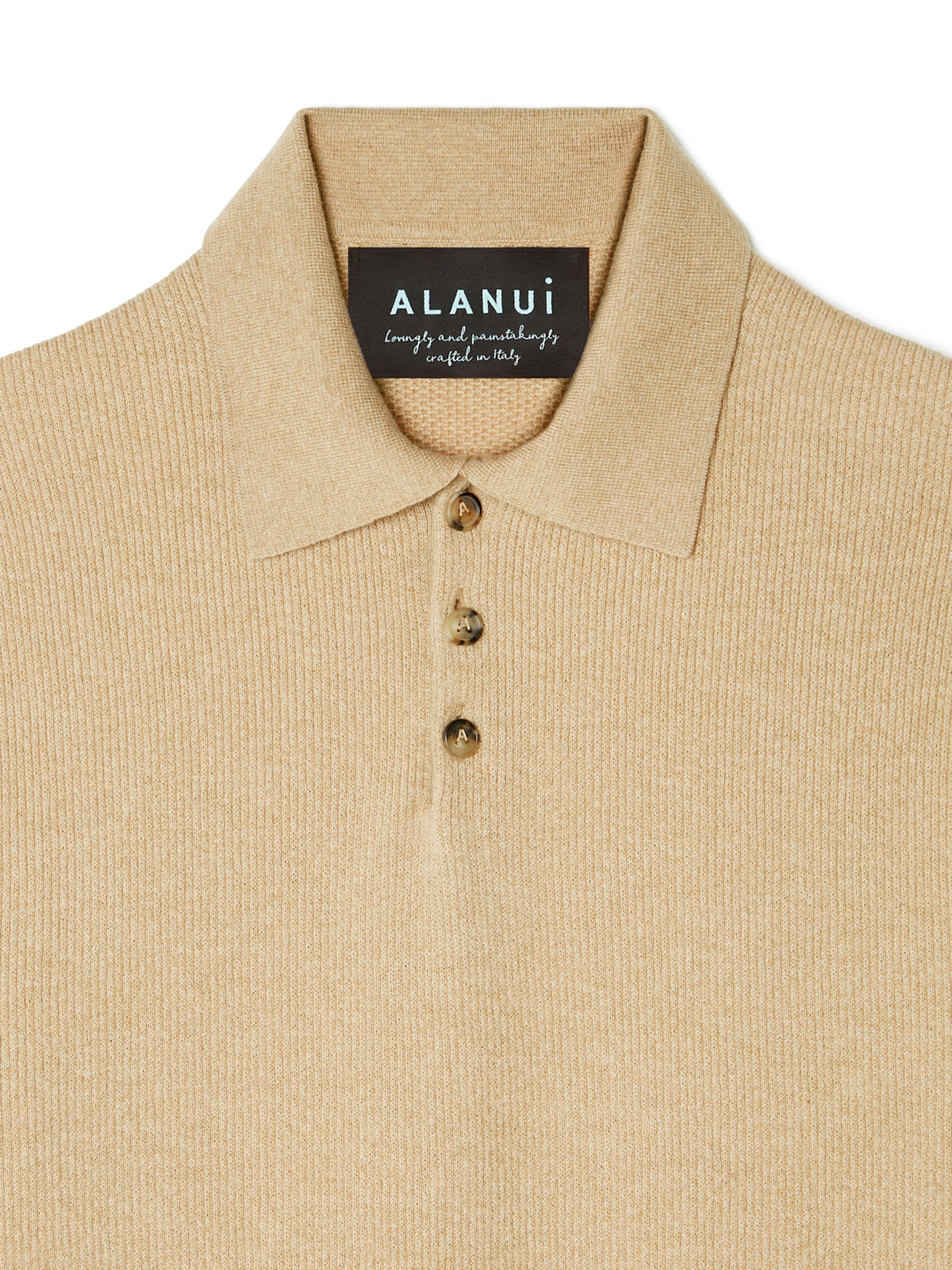 Alanui Alanui Finest Polo Sandstorm LMHV003R26KNI001 Alanui Alanui Finest Polo Sandstorm LMHV003R26KNI001