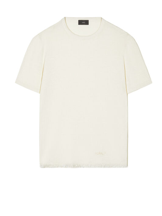 Alanui T-Shirt Chalk LMHW002R25KNI001