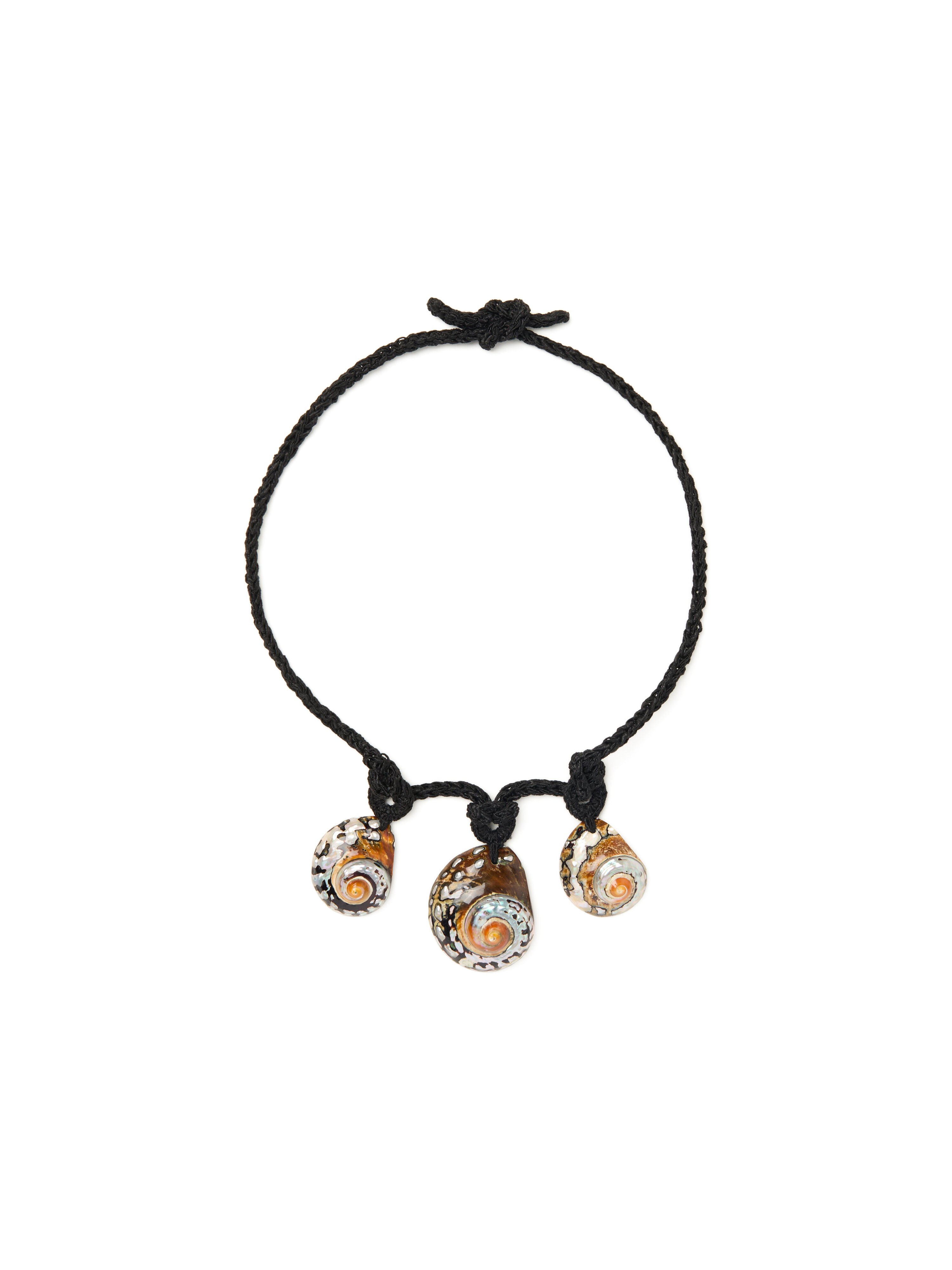 Alanui The Sound Of The Sea Necklace Black LWOB012R26MAT001 Alanui The Sound Of The Sea Necklace Black LWOB012R26MAT001