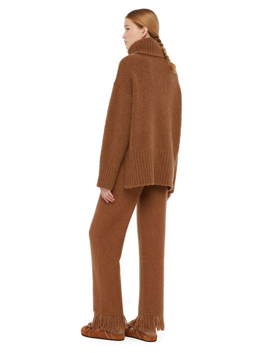 Alanui Alanui Finest Turtleneck Luli Brown LWHF008E24KNI001