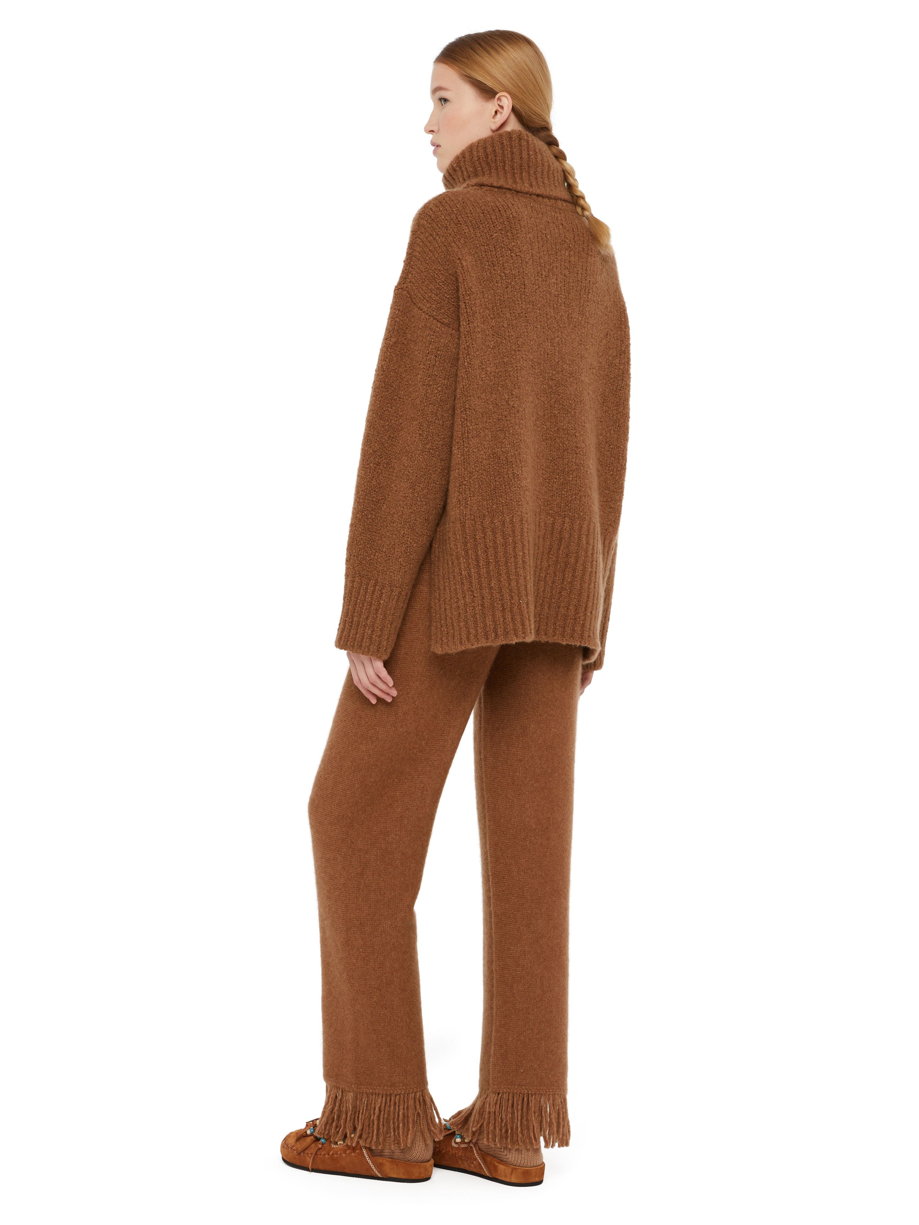 Alanui Alanui Finest Turtleneck Luli Brown LWHF008E24KNI001