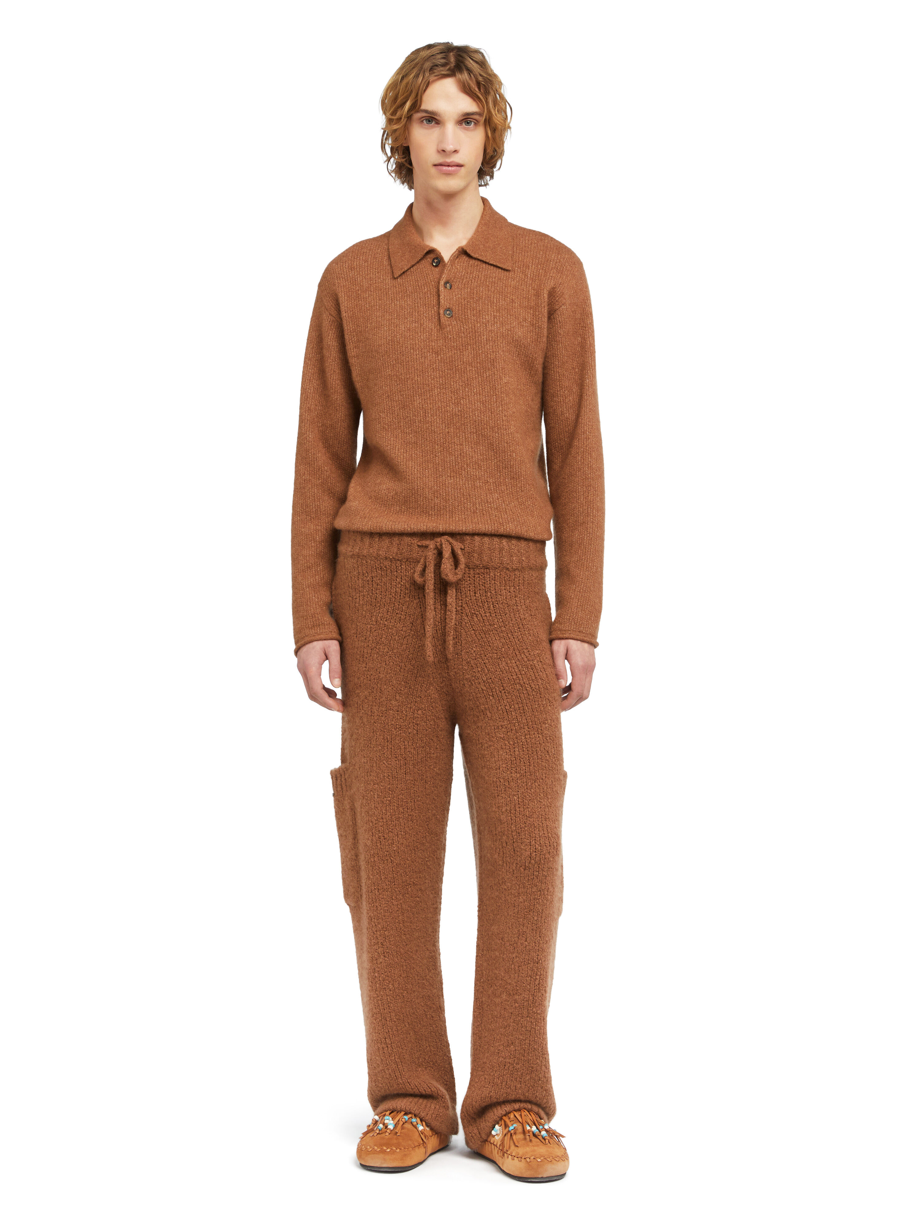 Alanui Alanui Finest Pants Luli Brown LMHG015E25KNI001