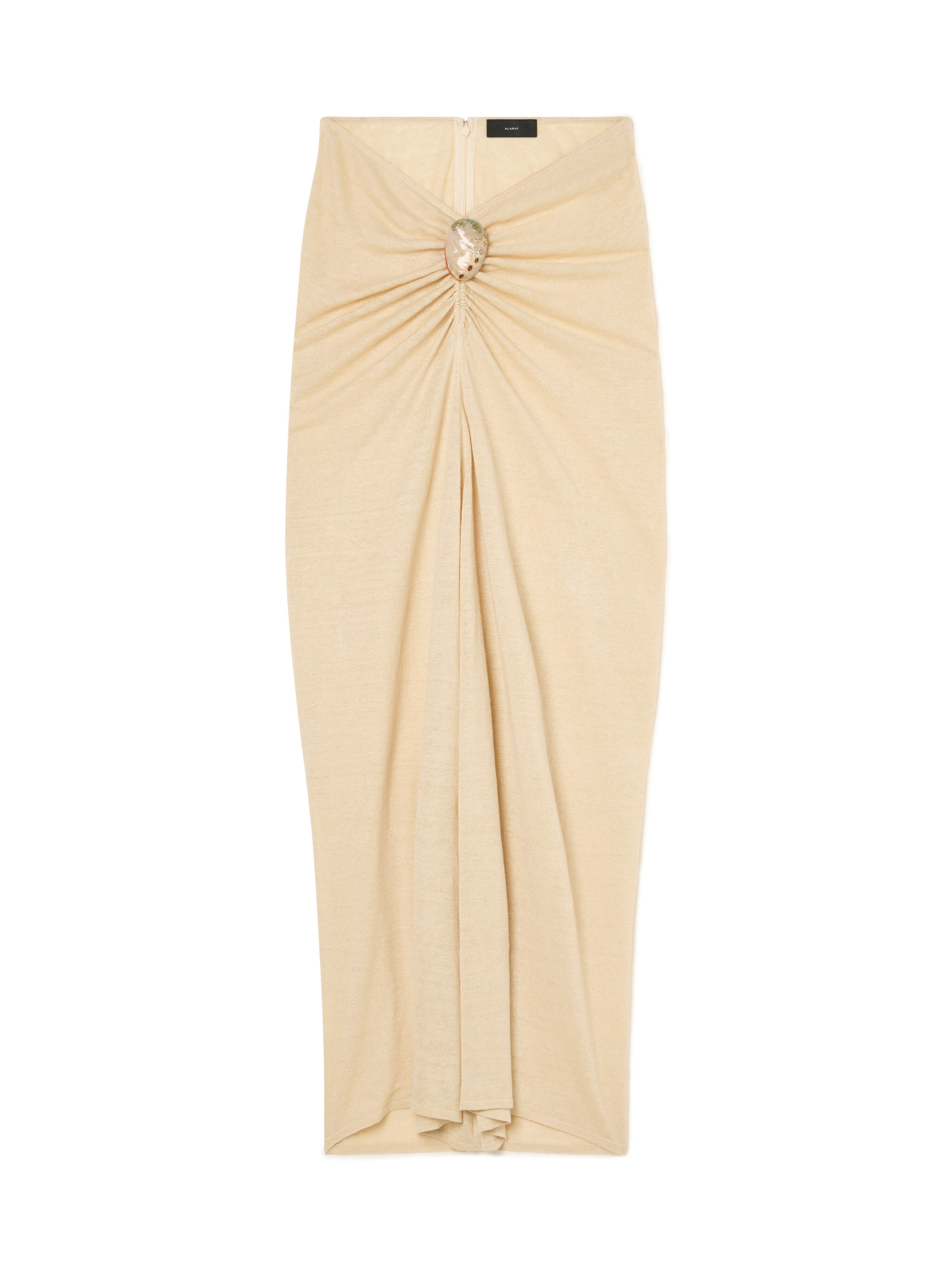Alanui Mermaid Inside Skirt Sand LWHL032R26KNI001 Alanui Mermaid Inside Skirt Sand LWHL032R26KNI001