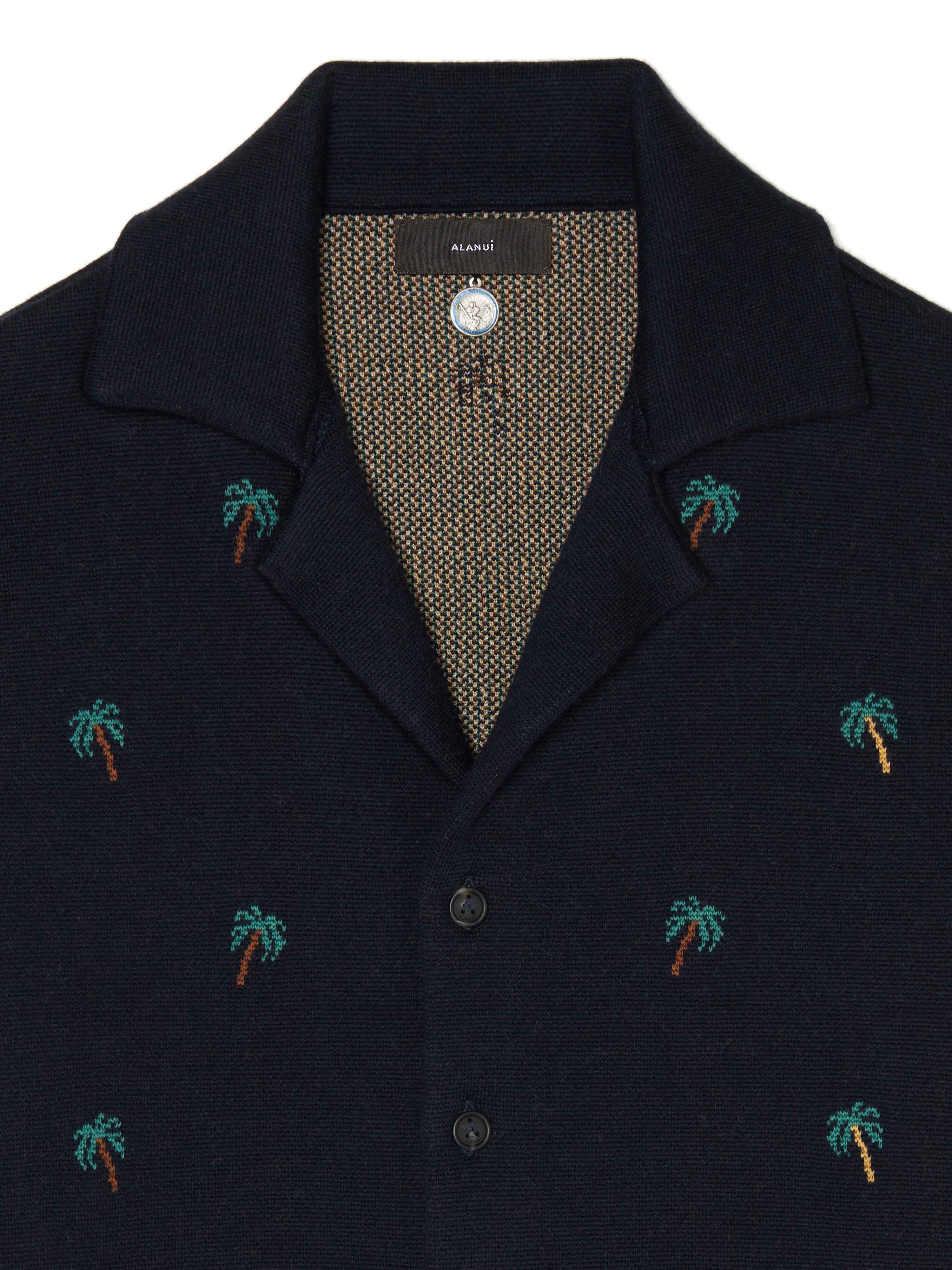 Alanui The Tale Of A Hawaiian Shirt Midnight Blue-Multicolor LMHY004E24KNI001