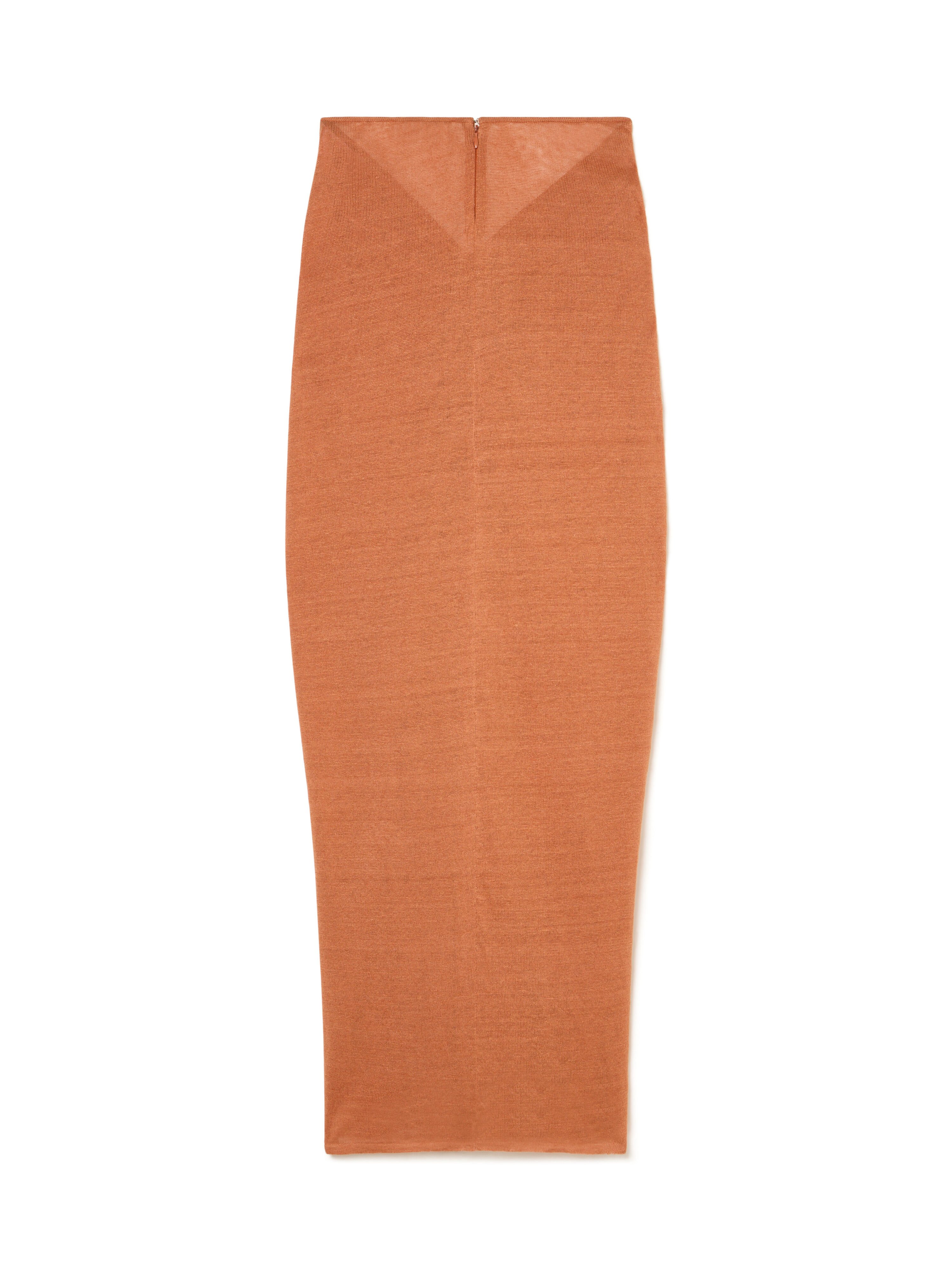 Alanui Mermaid Inside Skirt Red Earth LWHL032R26KNI001 Alanui Mermaid Inside Skirt Red Earth LWHL032R26KNI001