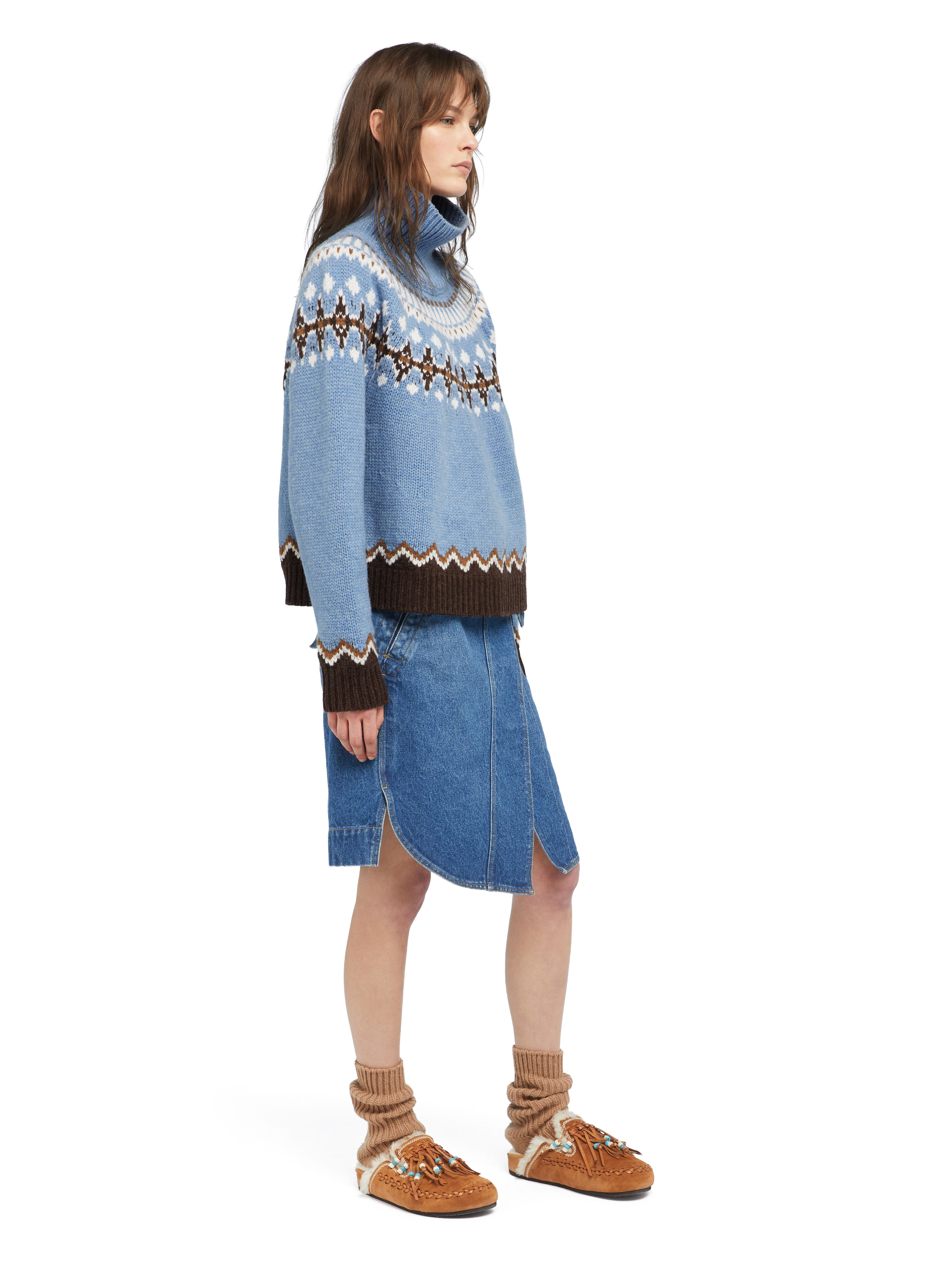 Alanui Sweet Winter Turtleneck Celestial-Multicolor LWHF001E25KNI001