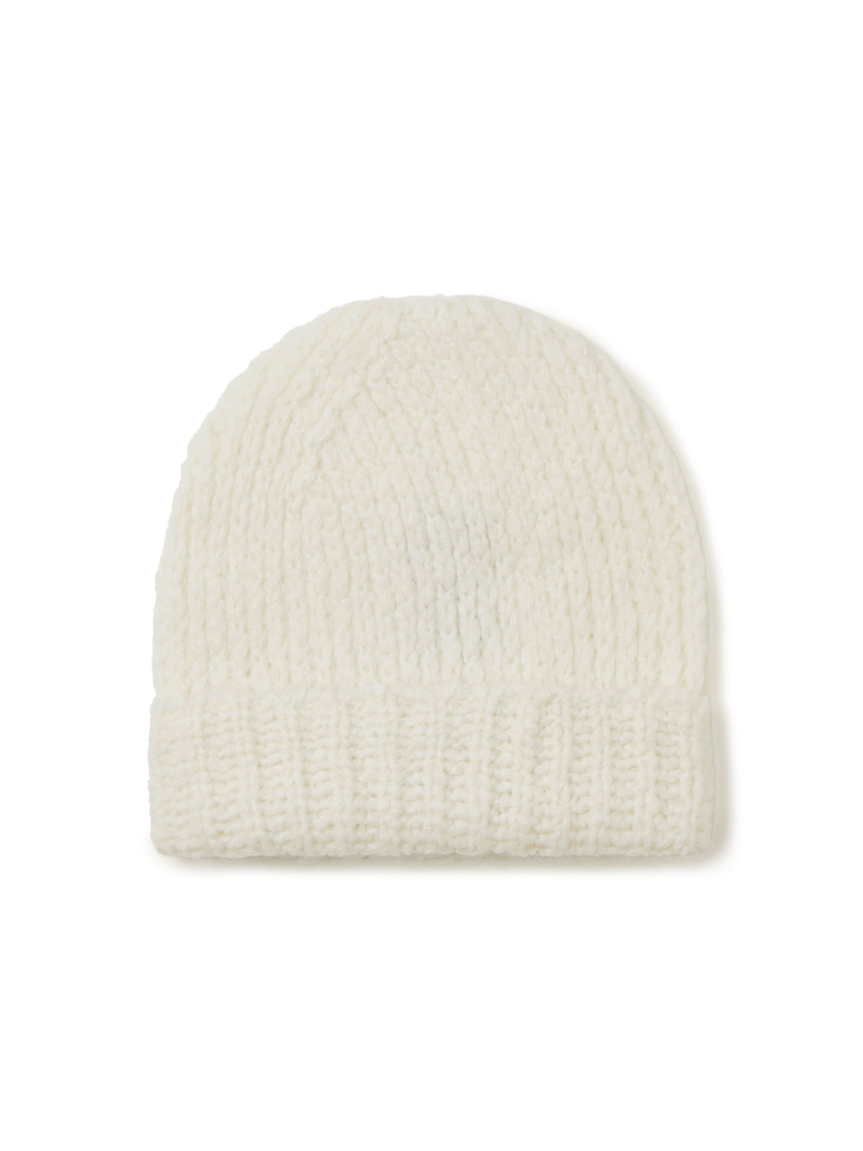 Alanui Alanui Finest Beanie White LWLC010E25KNI001 Alanui Alanui Finest Beanie White LWLC010E25KNI001
