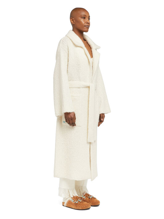 Alanui Alanui Finest Coat White LWHQ013E25KNI001