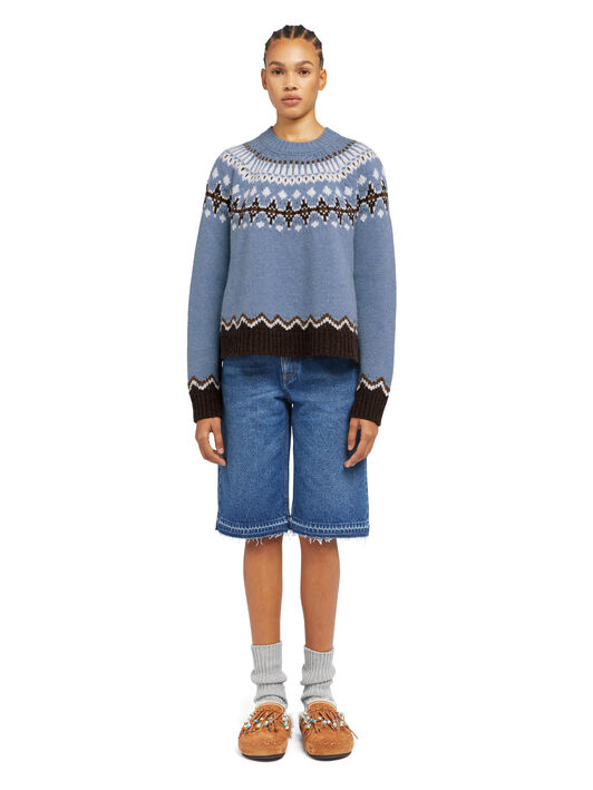 Alanui Sweet Winter Sweater Celestial-Multicolor LWHE061E25KNI001