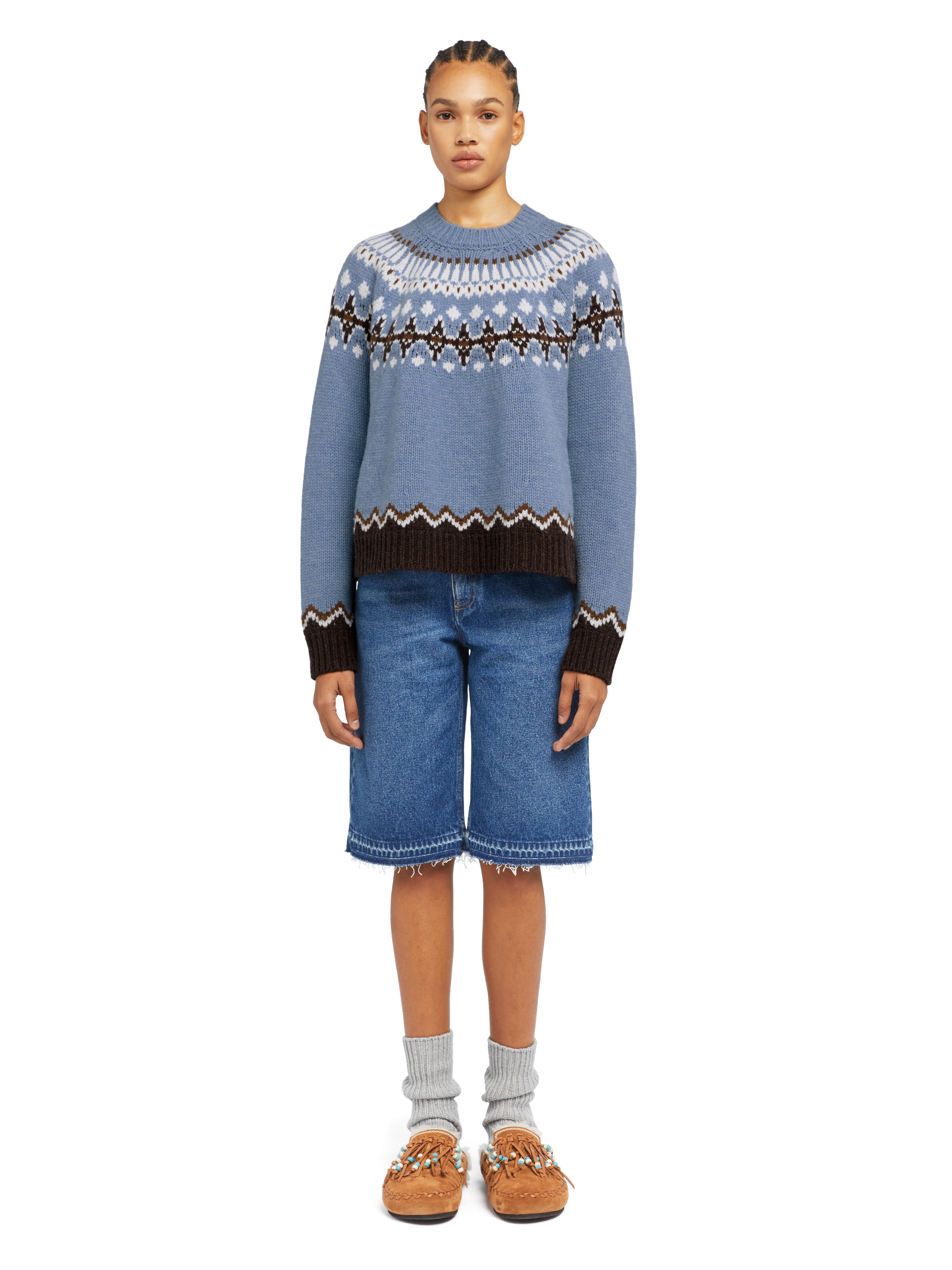 Alanui Sweet Winter Sweater Celestial-Multicolor LWHE061E25KNI001