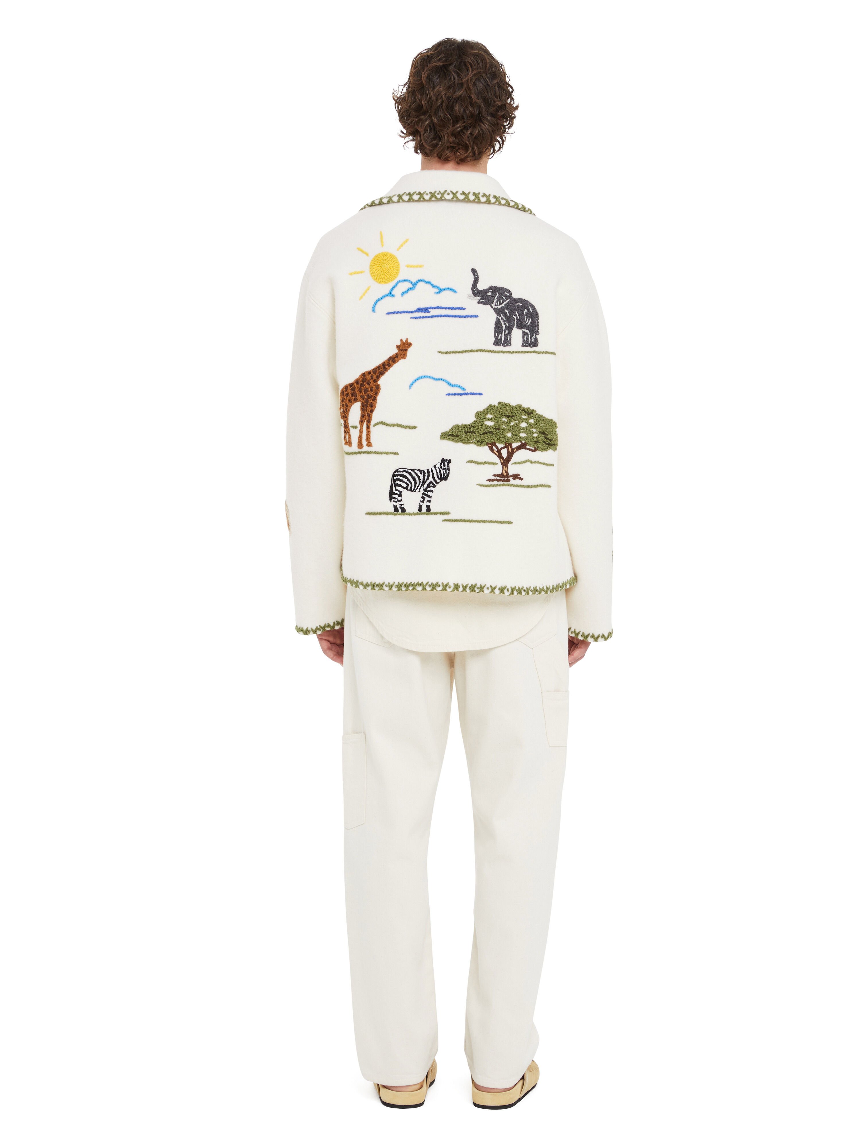 Alanui Remember Me Jacket Panna LMHQ002R25KNI001