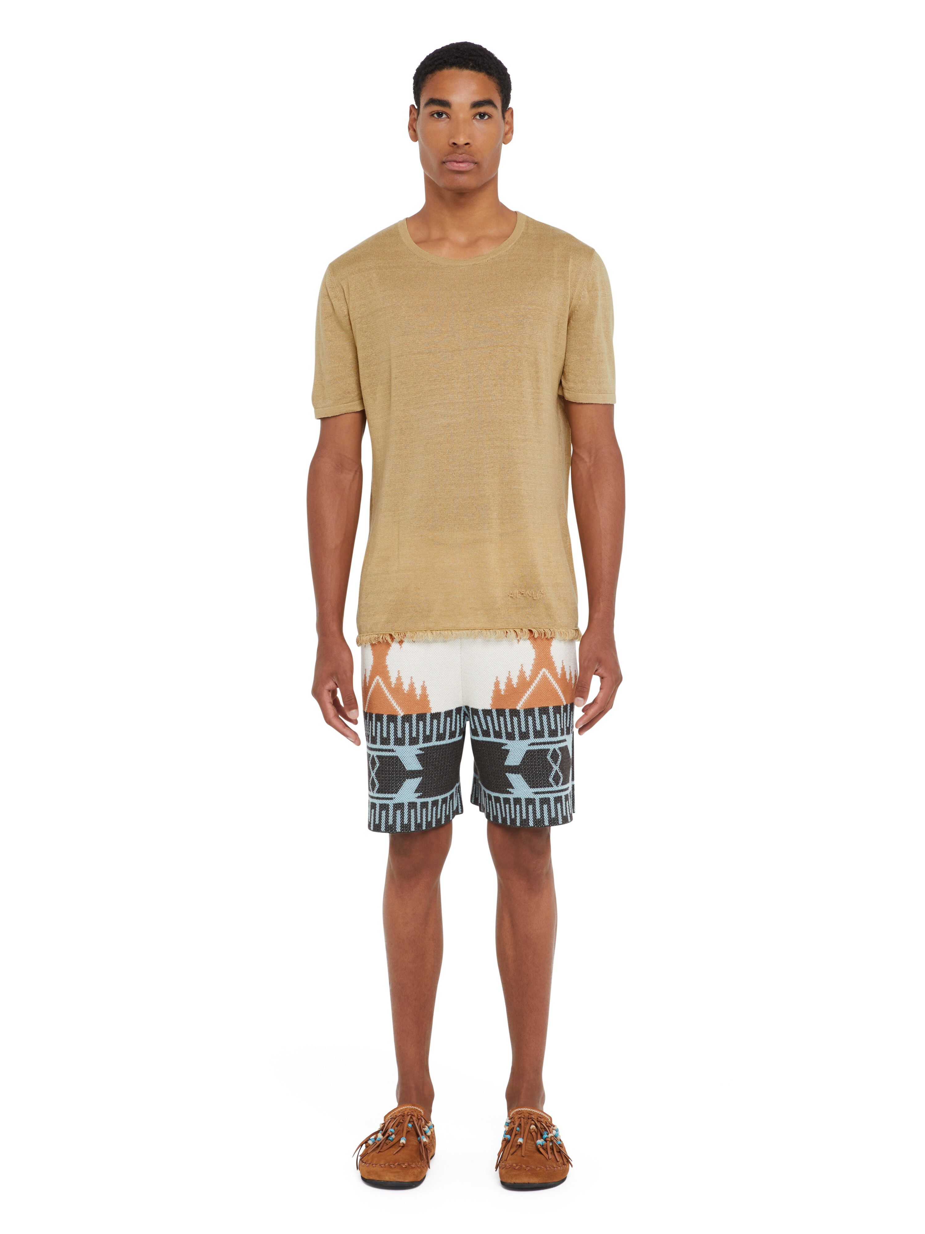 Alanui T-Shirt Sand LMHW002R25KNI001