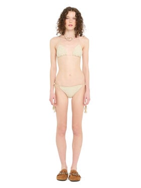 Alanui Sea Nomad Crochet Bikini Chalk