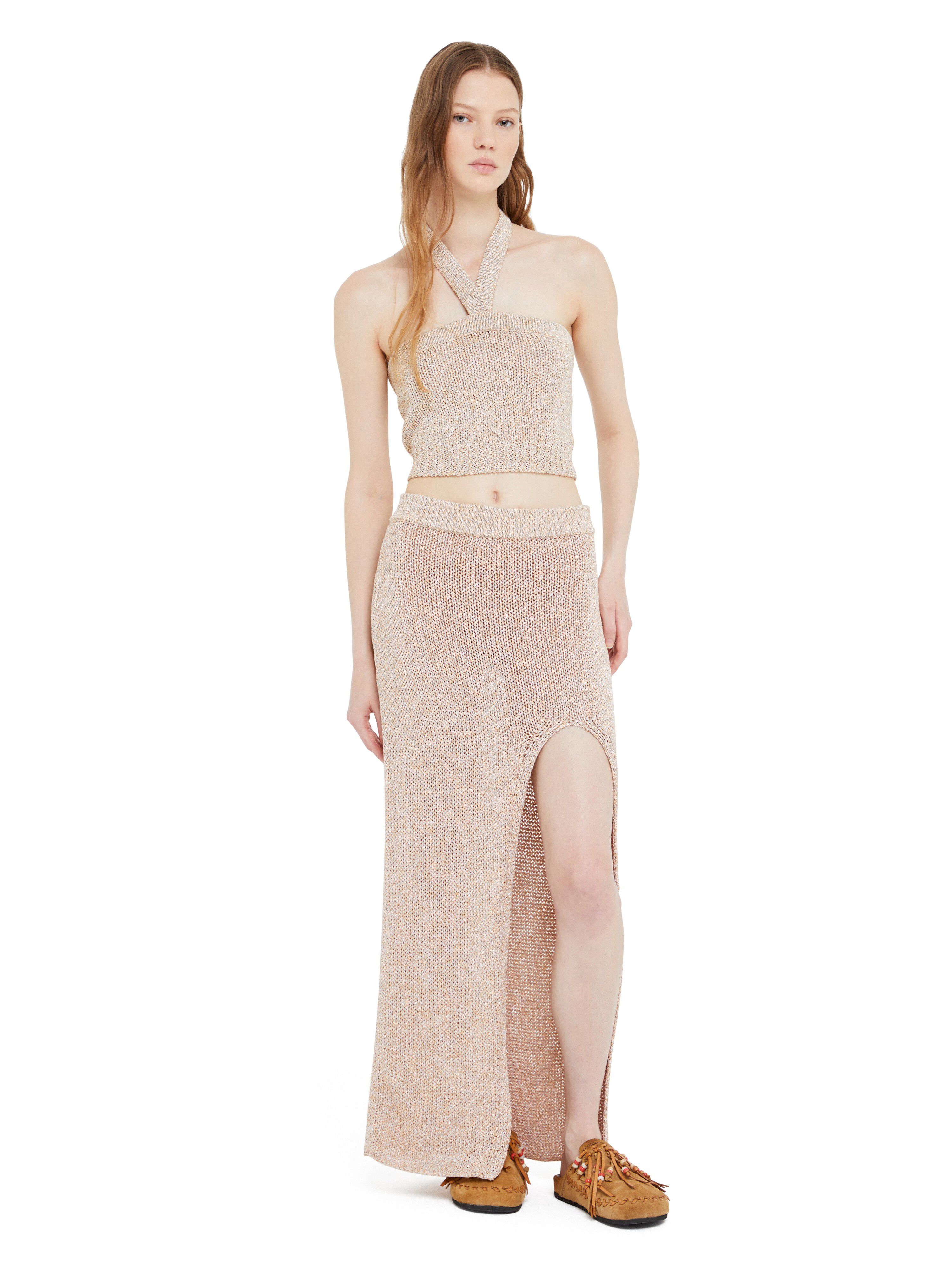Alanui Shady Beach Skirt Almond LWHL02CR25KNI001