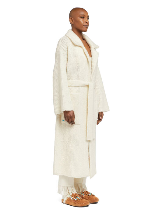Alanui Alanui Finest Coat White LWHQ013E25KNI001