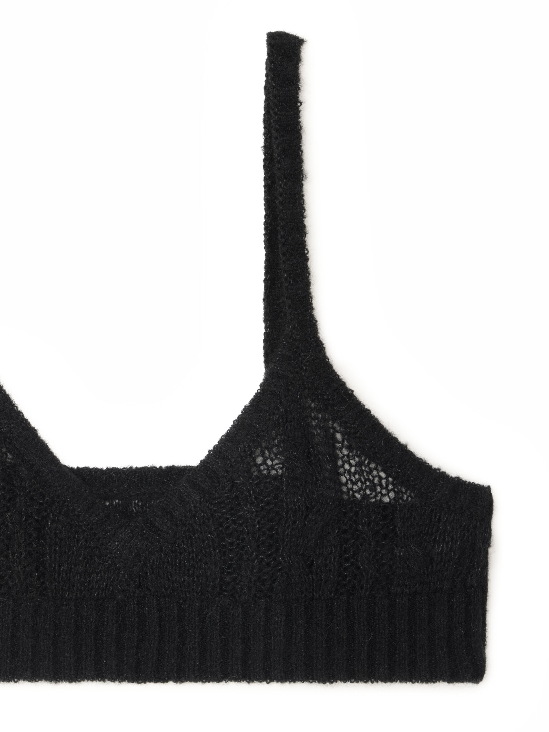 Alanui Desert Drift Bra Black LWHR005E25KNI001