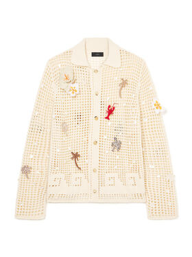 Alanui Where The Waves Begins Shirt Sand LWHY004R26KNI001