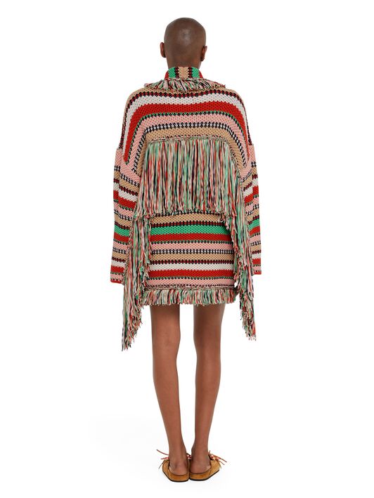 Alanui Sunny Stripes Cardigan Furnace-Multicolor LWHB064R25KNI00D